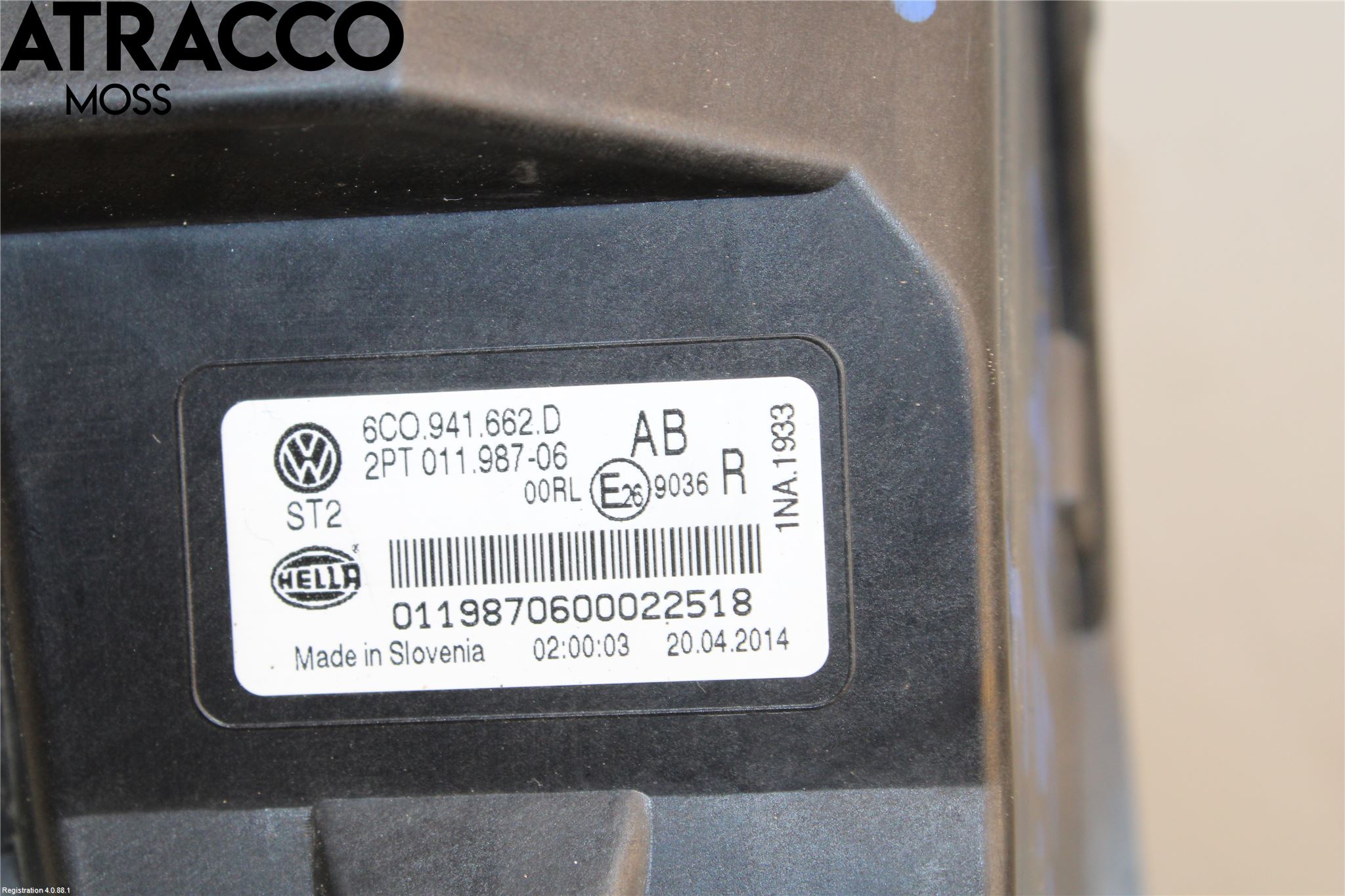 Volkswagen VW POLO 10-17 Frontlykt-Kurve-Tåkelys