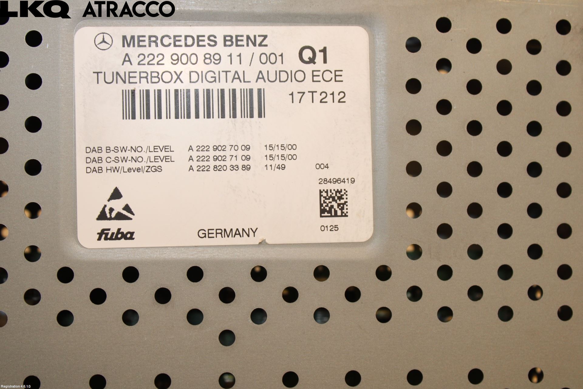 Mercedes-Benz MB C-KLASS (W205) 14-21 Stereo Radio