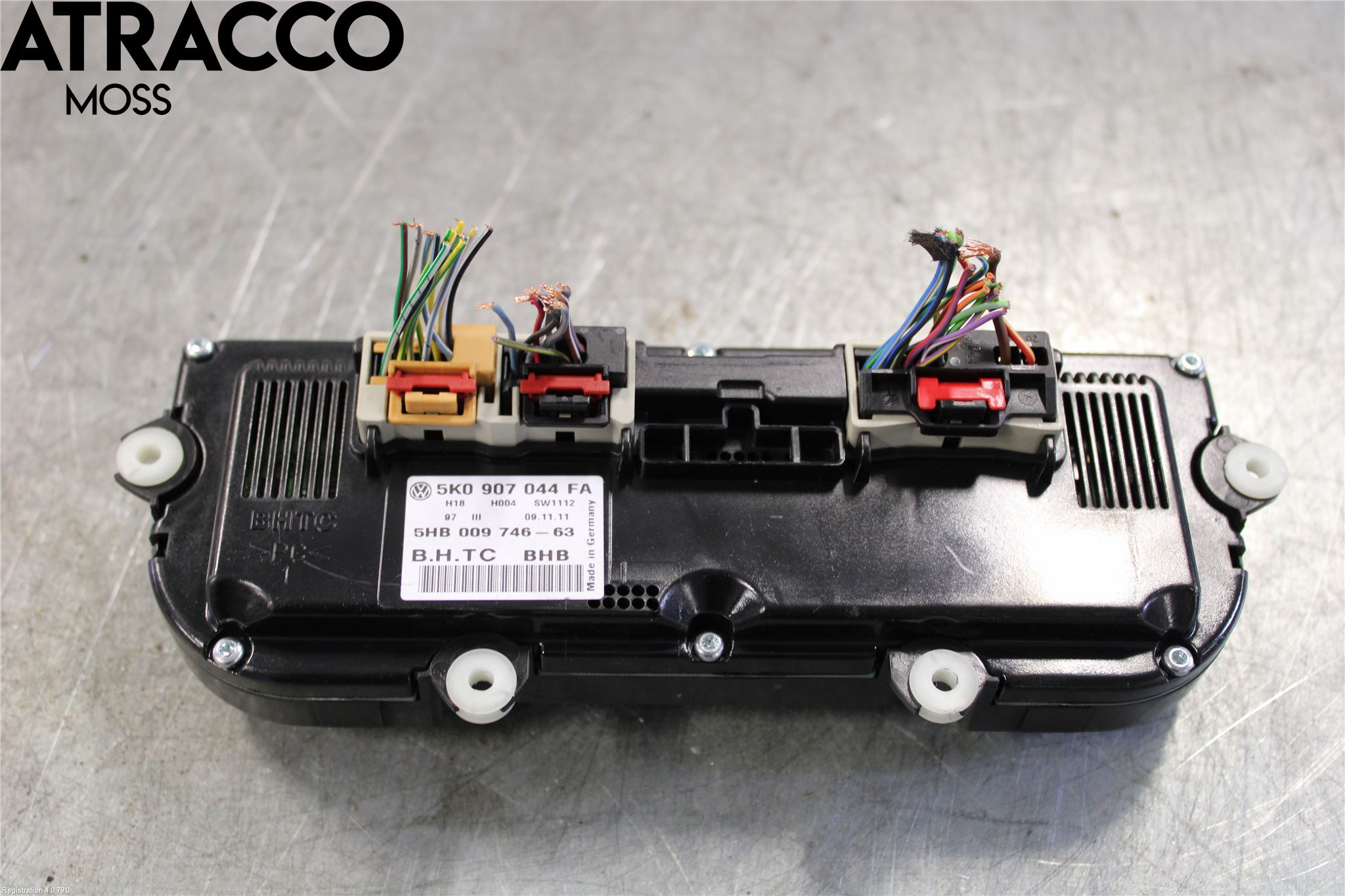 Volkswagen VW GOLF VI 09-13 Varme Ac Betjening-Display