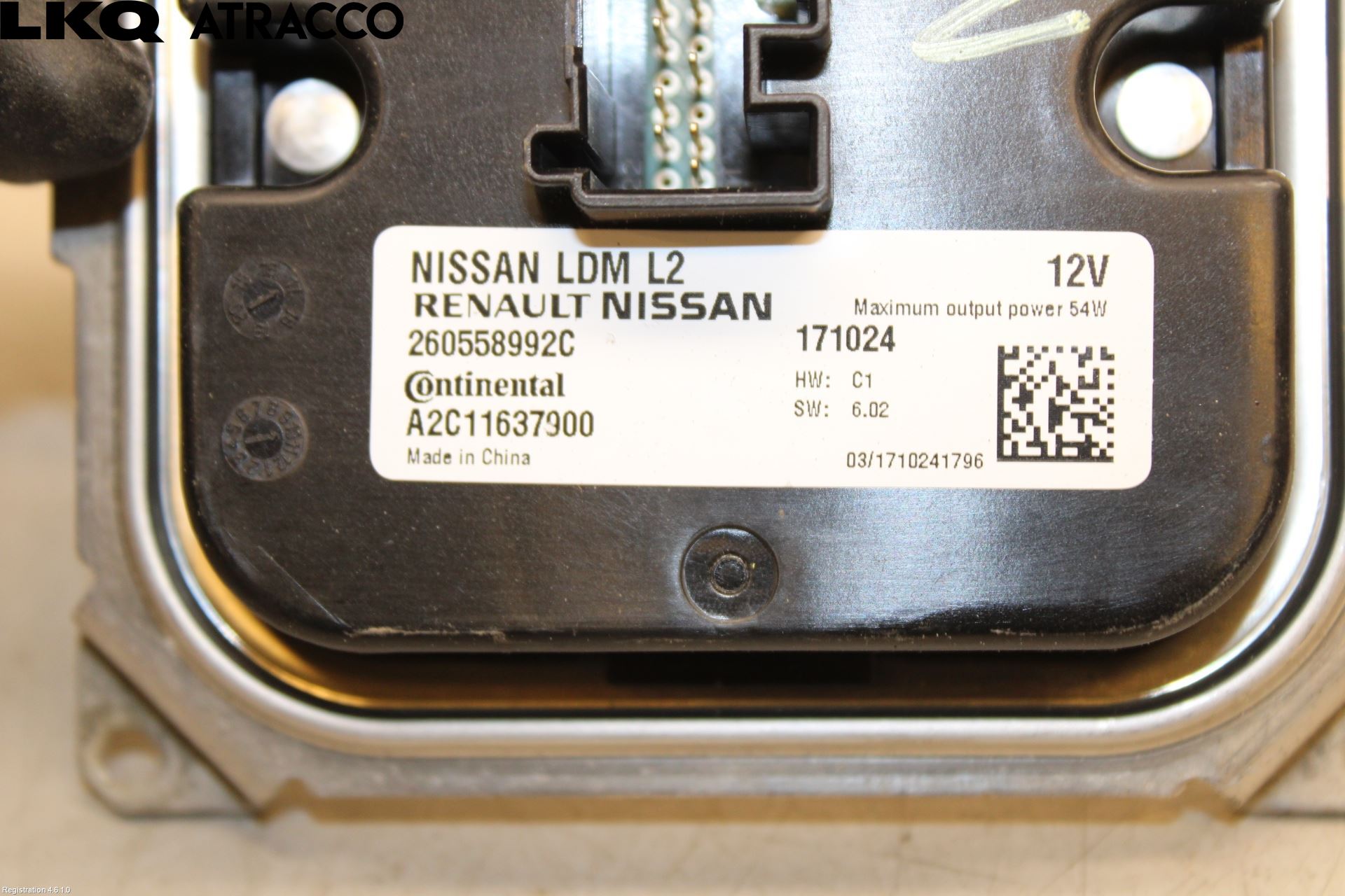 Nissan LEAF 18- Styreenhet Xenon