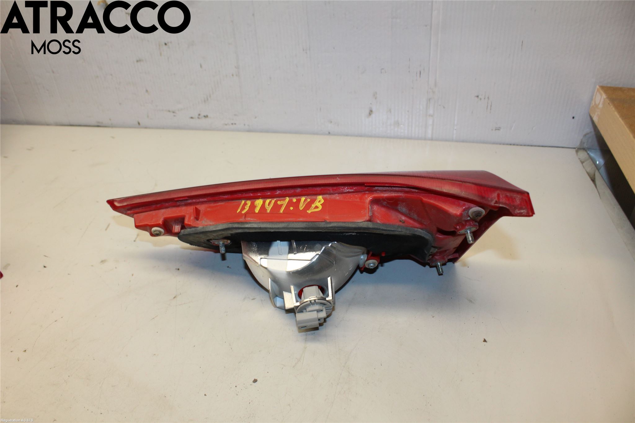 Toyota AURIS 13-19 Baklykt Venstre  På Luke(Indre