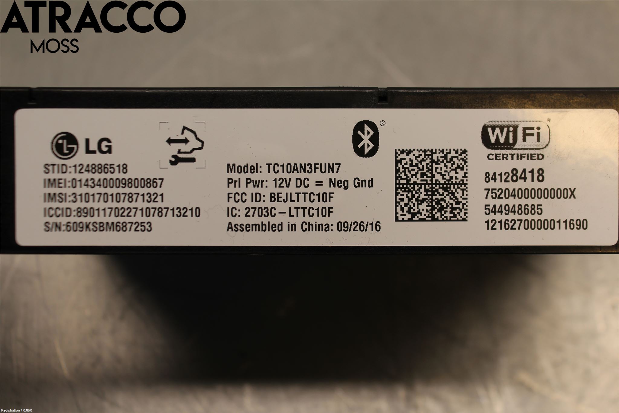 Øvrige CHEVROLET BOLT Stereo Radio Øvrig