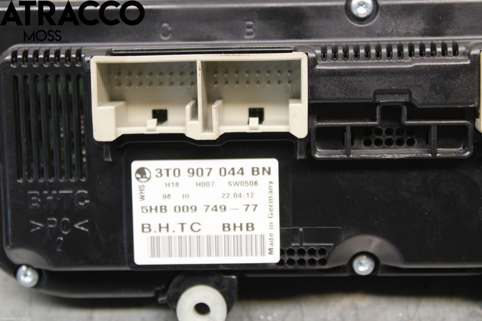 Skoda OCTAVIA (1Z) 05-13 Varme Ac Betjening-Display