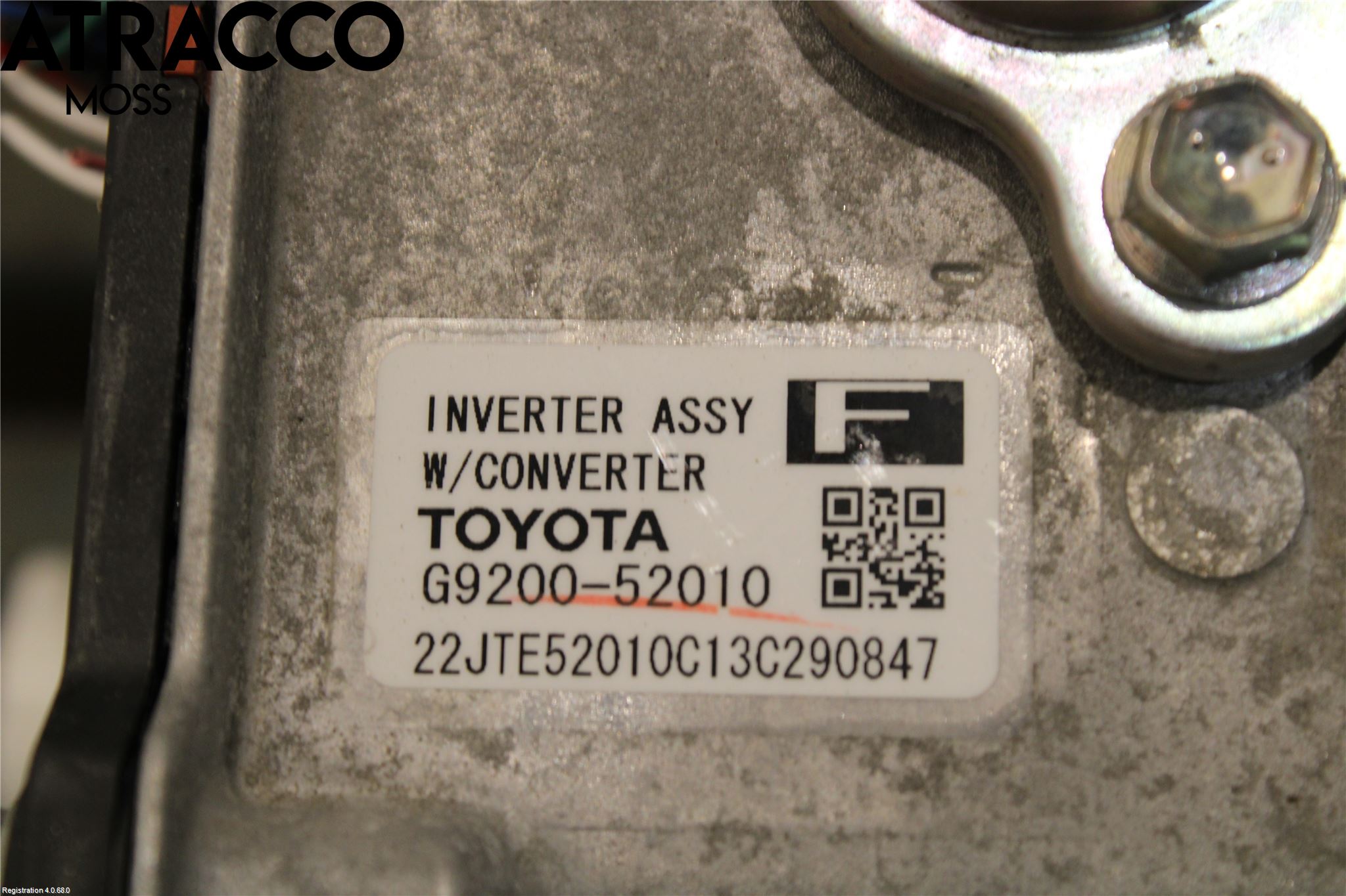 Toyota YARIS XP130 12-14 Inverter Hybrid