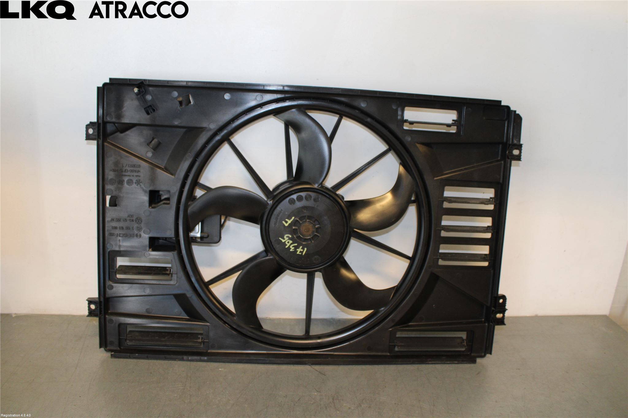 Volkswagen VW GOLF VI 09-13 Kjølevifte Elektrisk