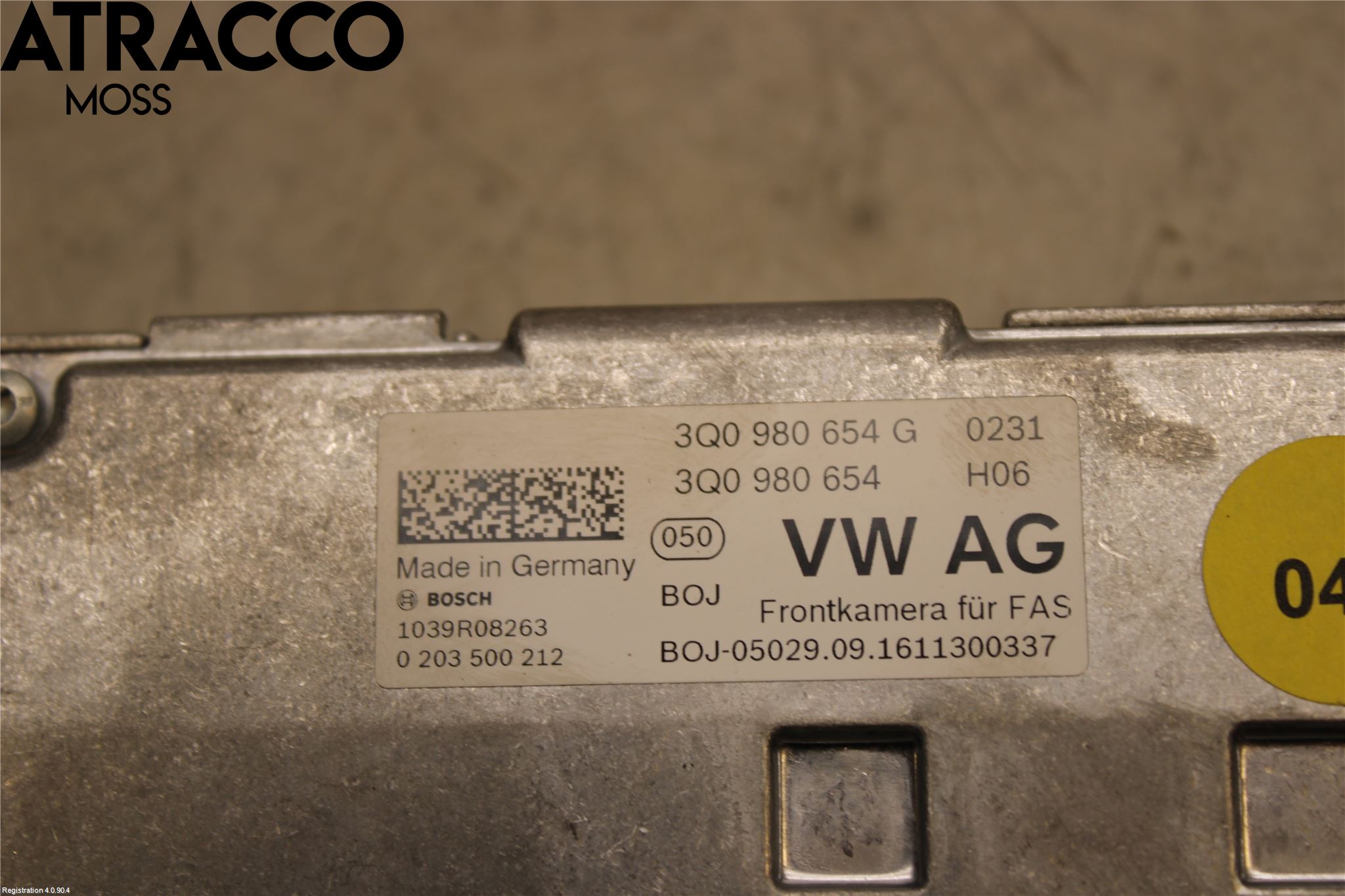 Audi A3/S3 8V 13-20 Sensor Kollisjonsbeskyttelse