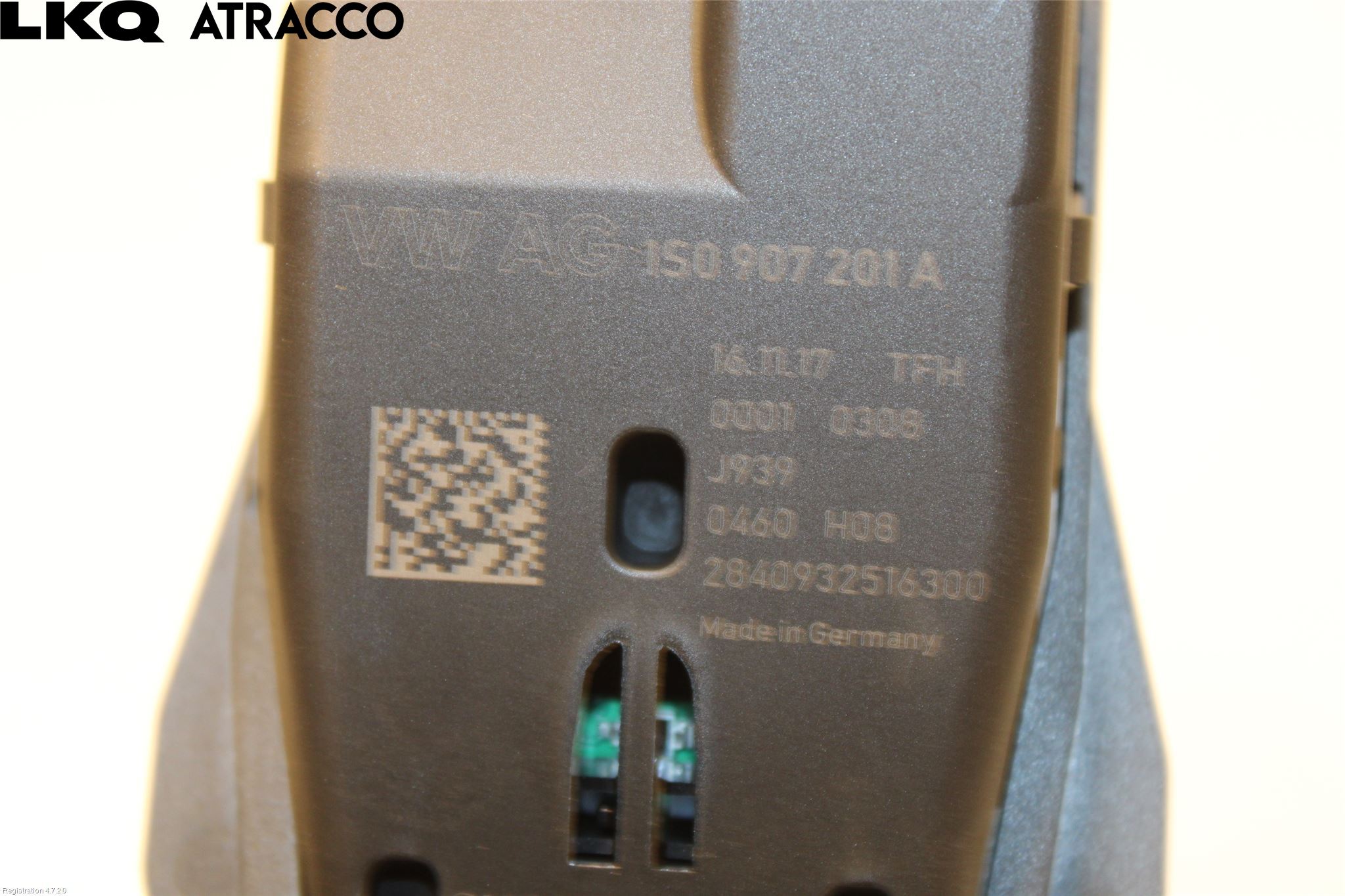 Volkswagen VW UP! / E-UP! Sensor Kollisjonsbeskyttelse