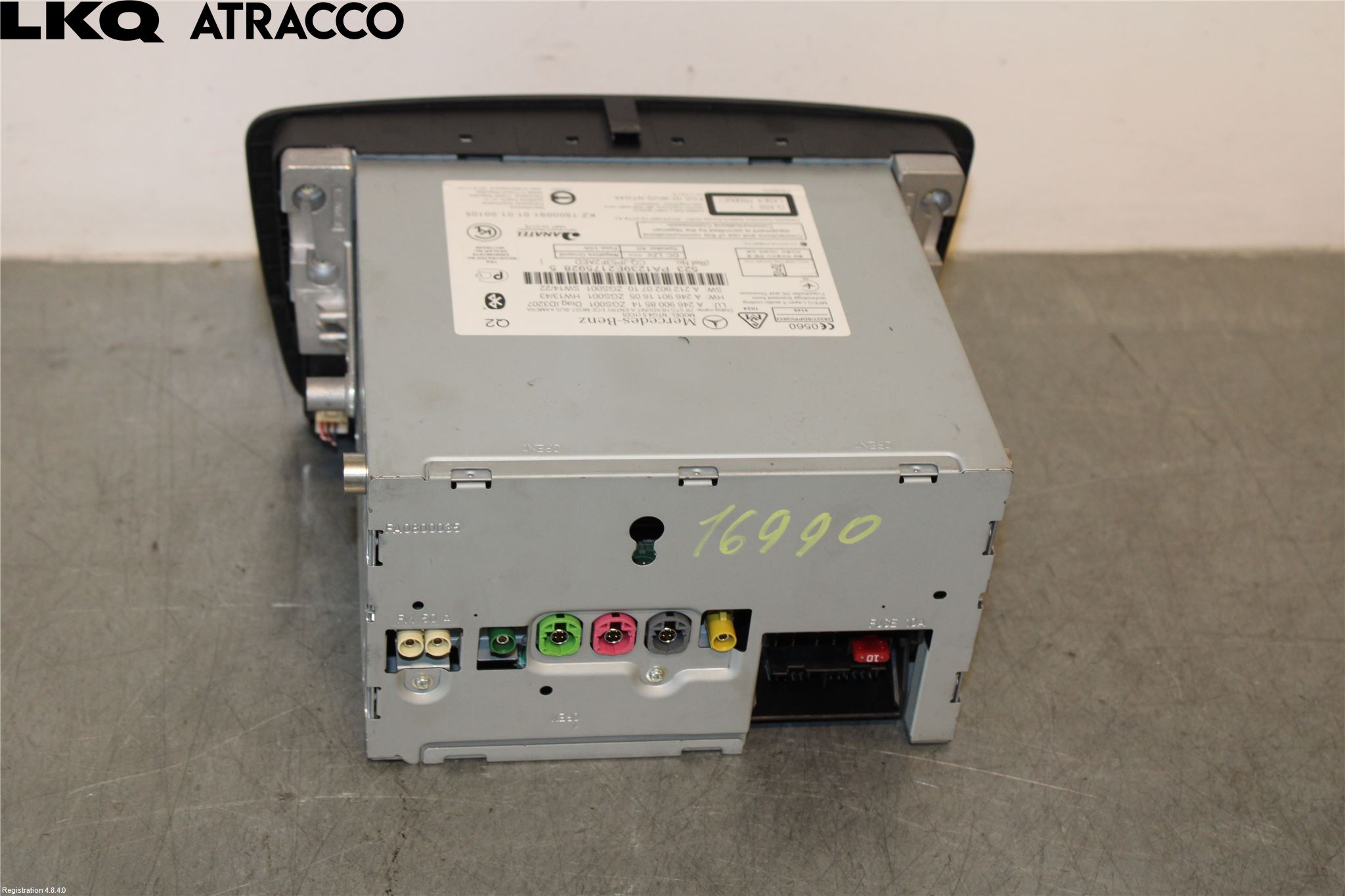 Mercedes-Benz MB A-KLASS (W176) 13-18 Stereo Radio Med Cd