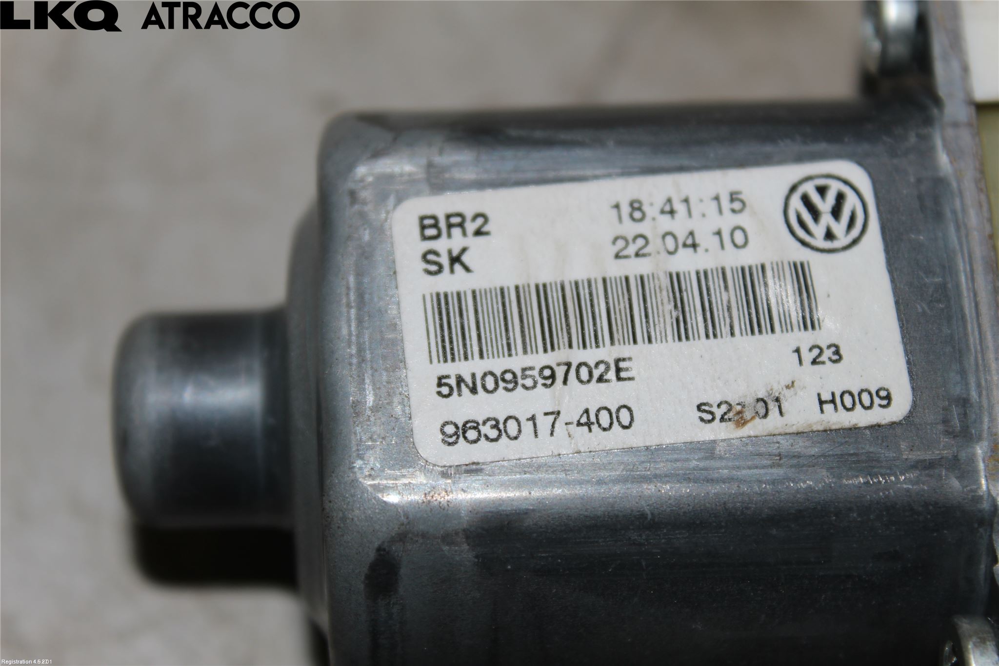 Volkswagen VW TIGUAN 07-16 Vindusheismotor