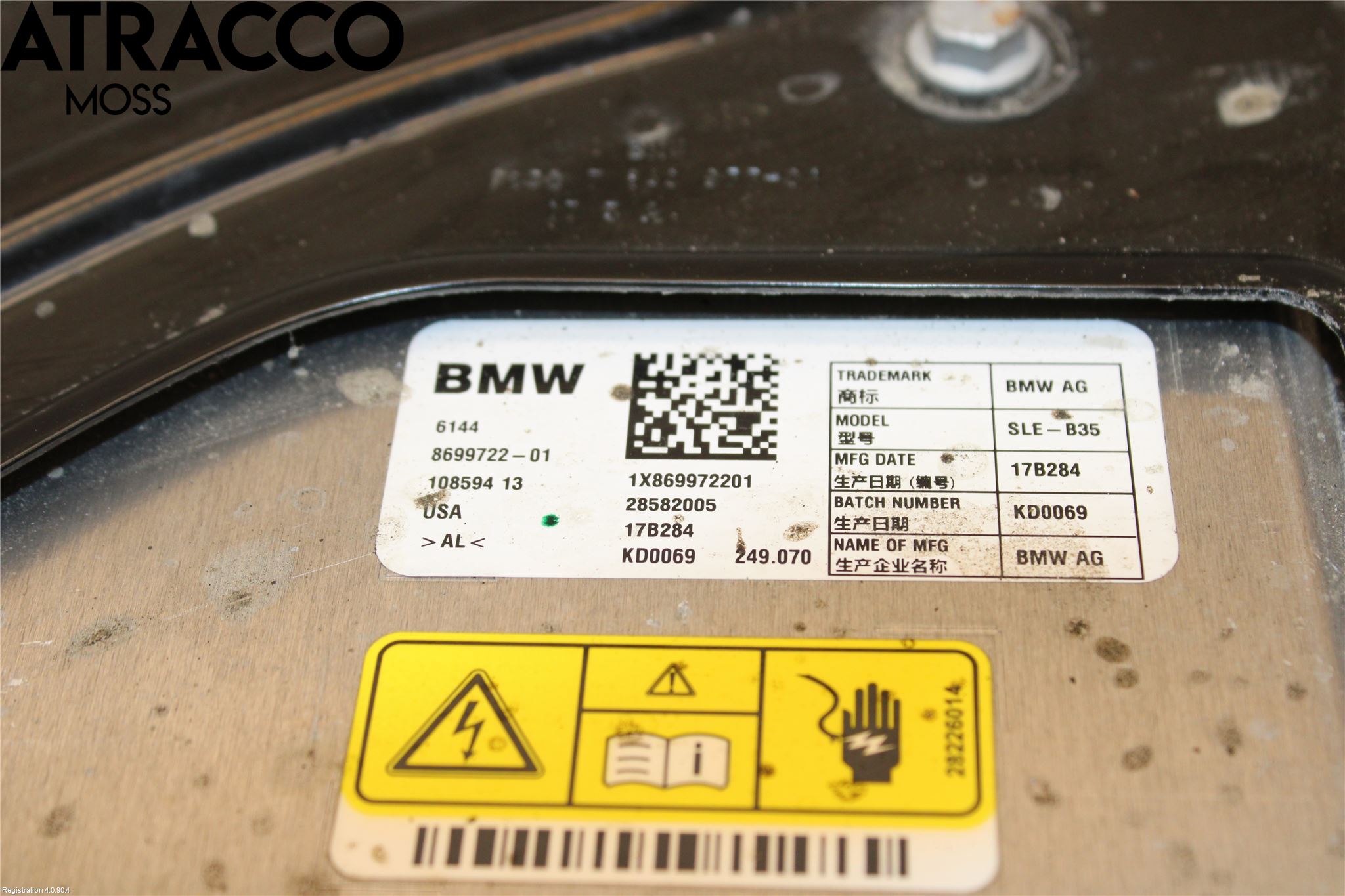 BMW X5 F15 13-18 Batterilader Hybrid