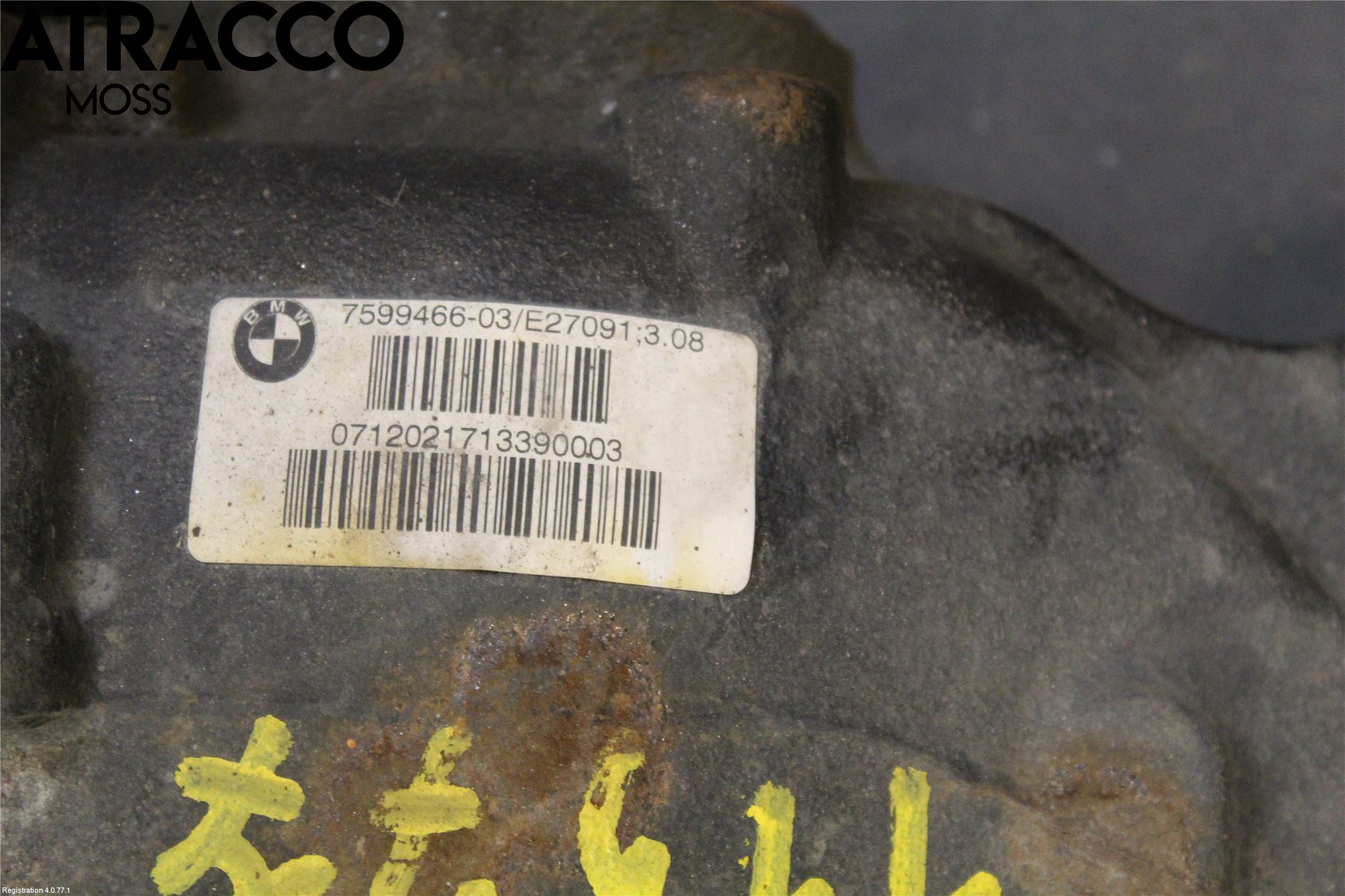 BMW 1 F20/F21 11-19 Bakaksel Kardang Bak -Diff