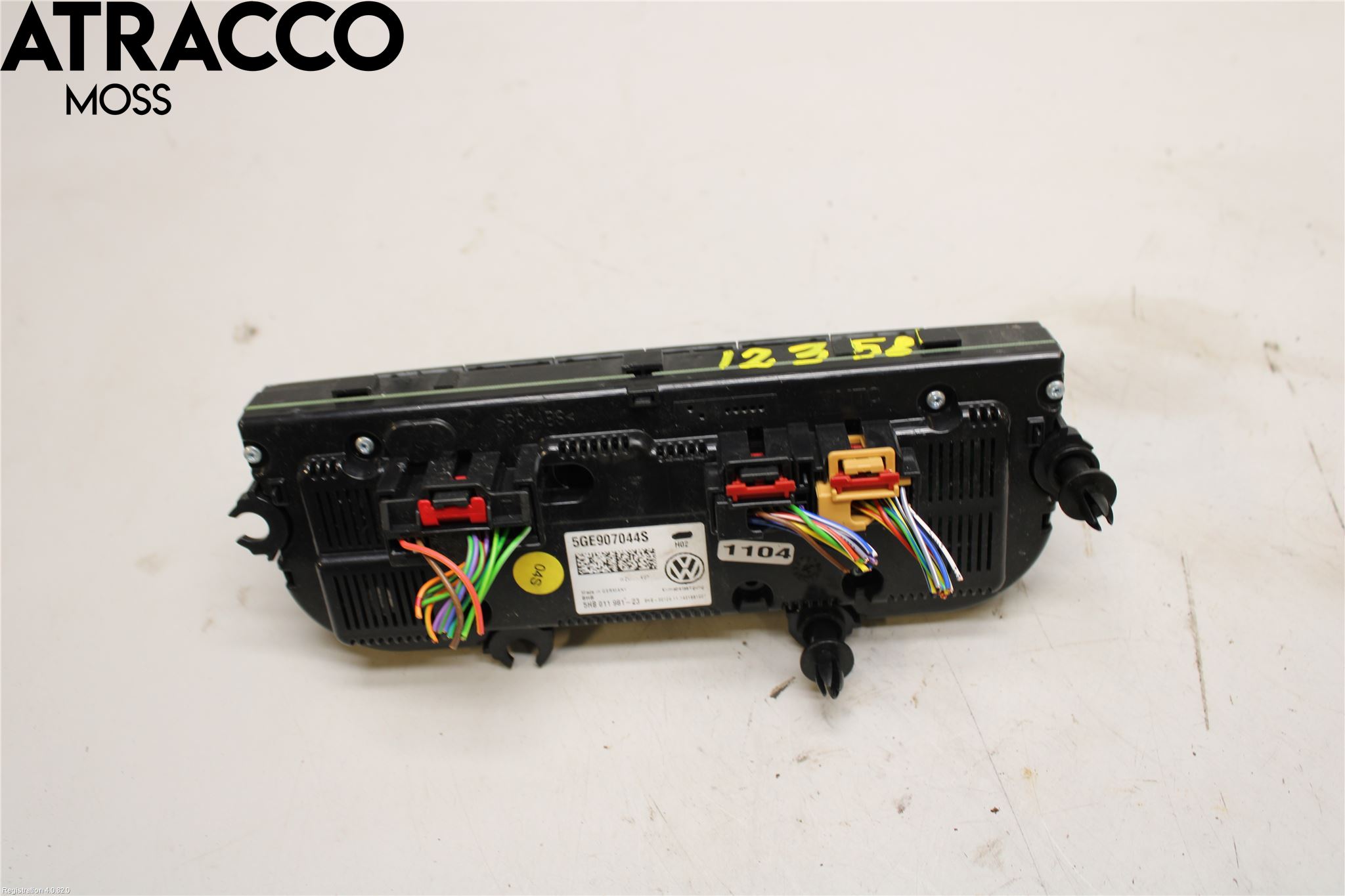 Volkswagen VW GOLF / E-GOLF VII 13-20 Varme Ac Betjening-Display