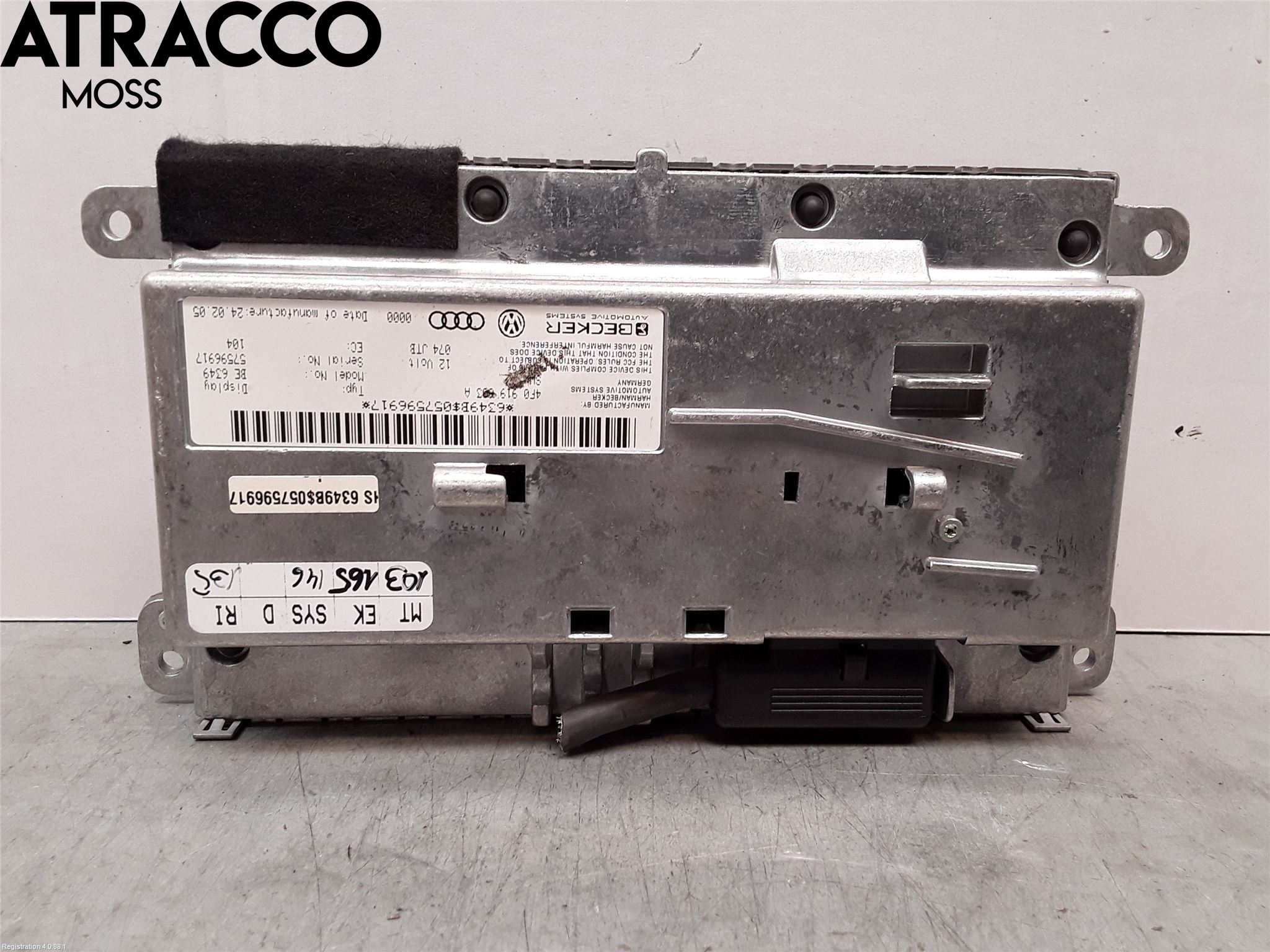 Audi A6/S6     05-11 Multifunktionsdisplay