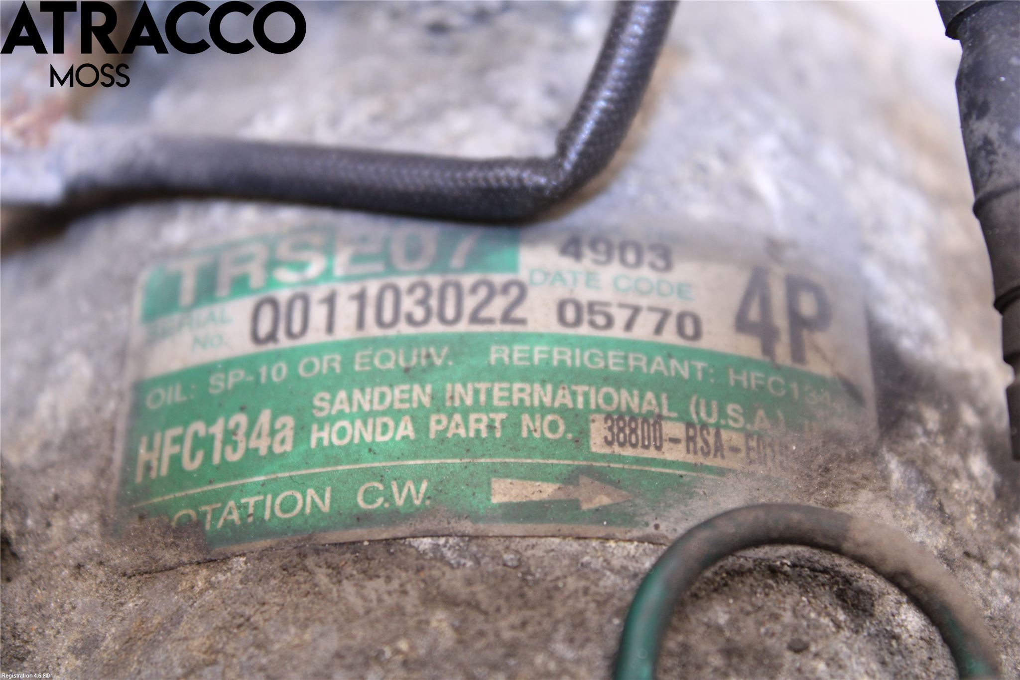 Honda CIVIC 06-11 Varme Ac Kompressor