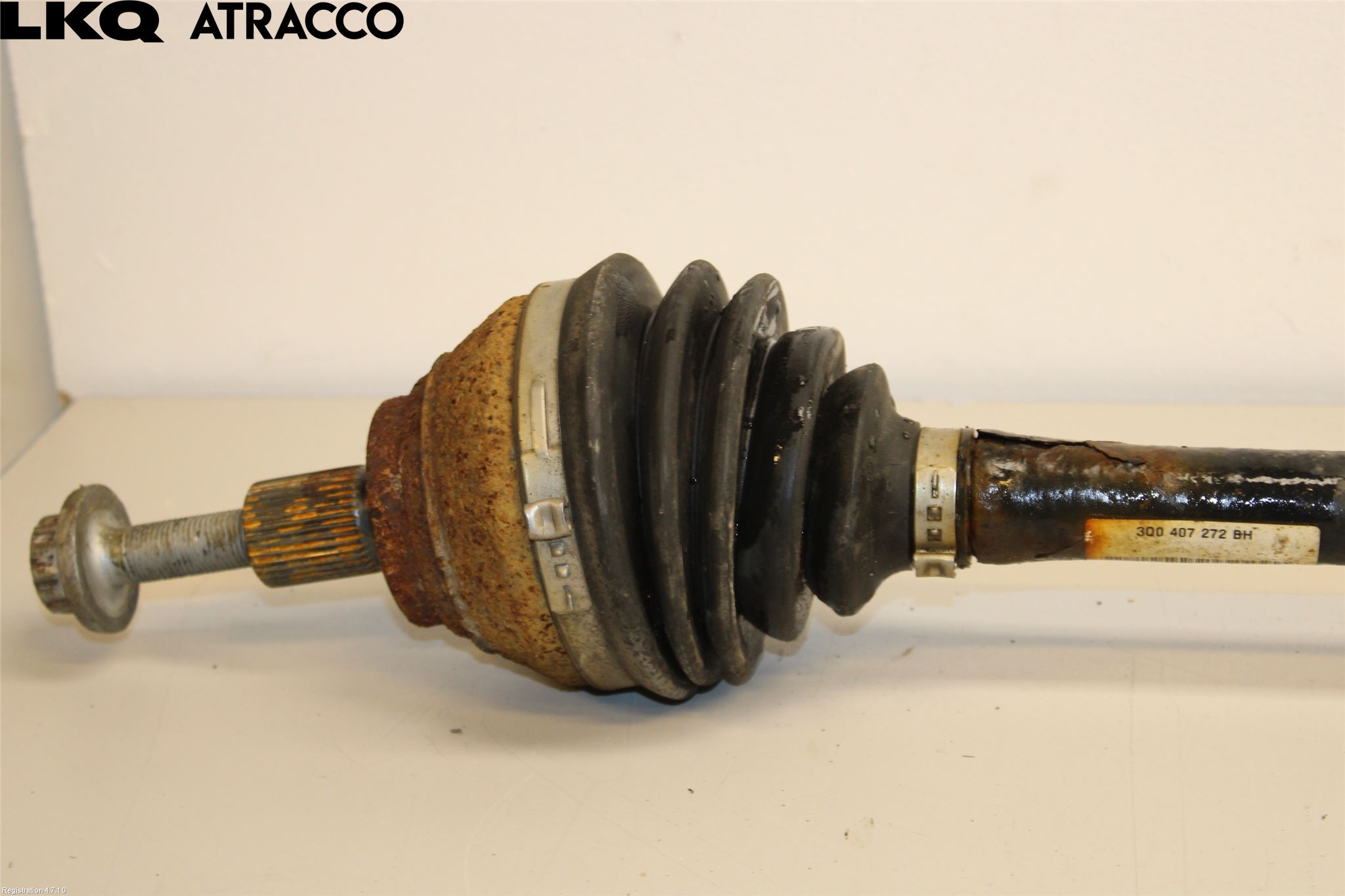 Volkswagen VW TIGUAN 16-24 Drivaksel Foran Kompl Høyre