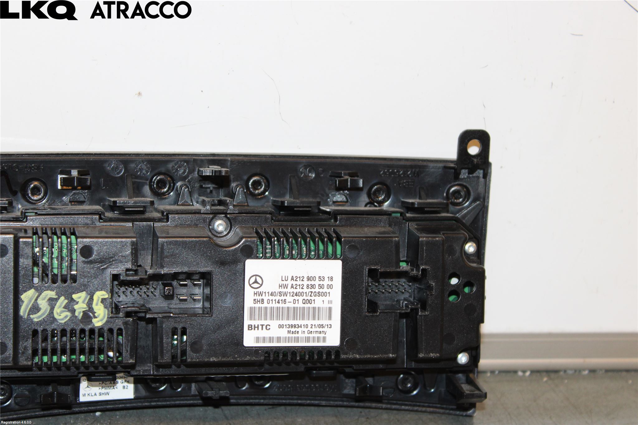Mercedes-Benz MB E-KLASS (W212) 09-16 Varme Ac Betjening-Display