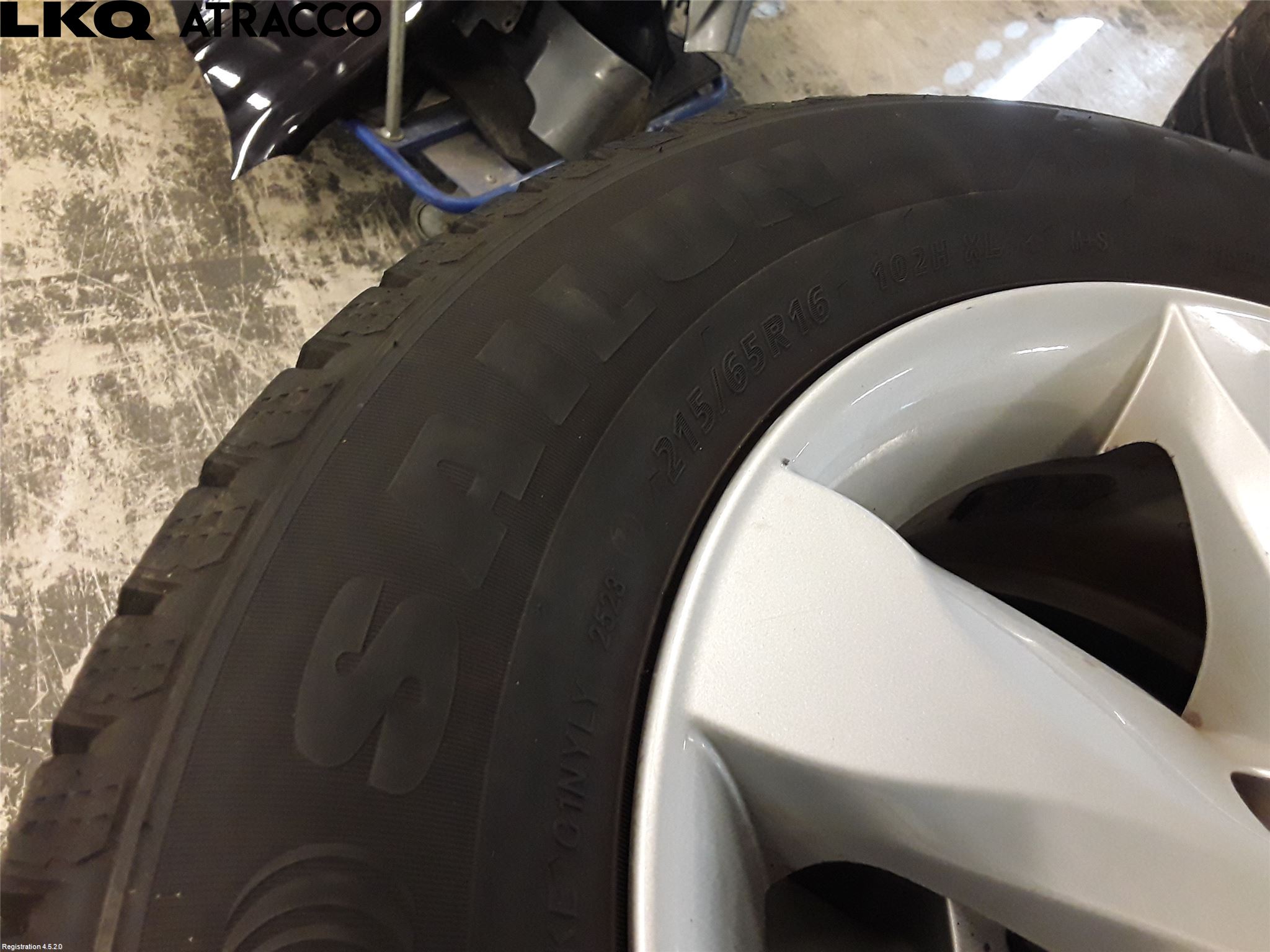 Nissan QASHQAI+2  10-14 Dekk Vinter På Alu Felg 4Stk