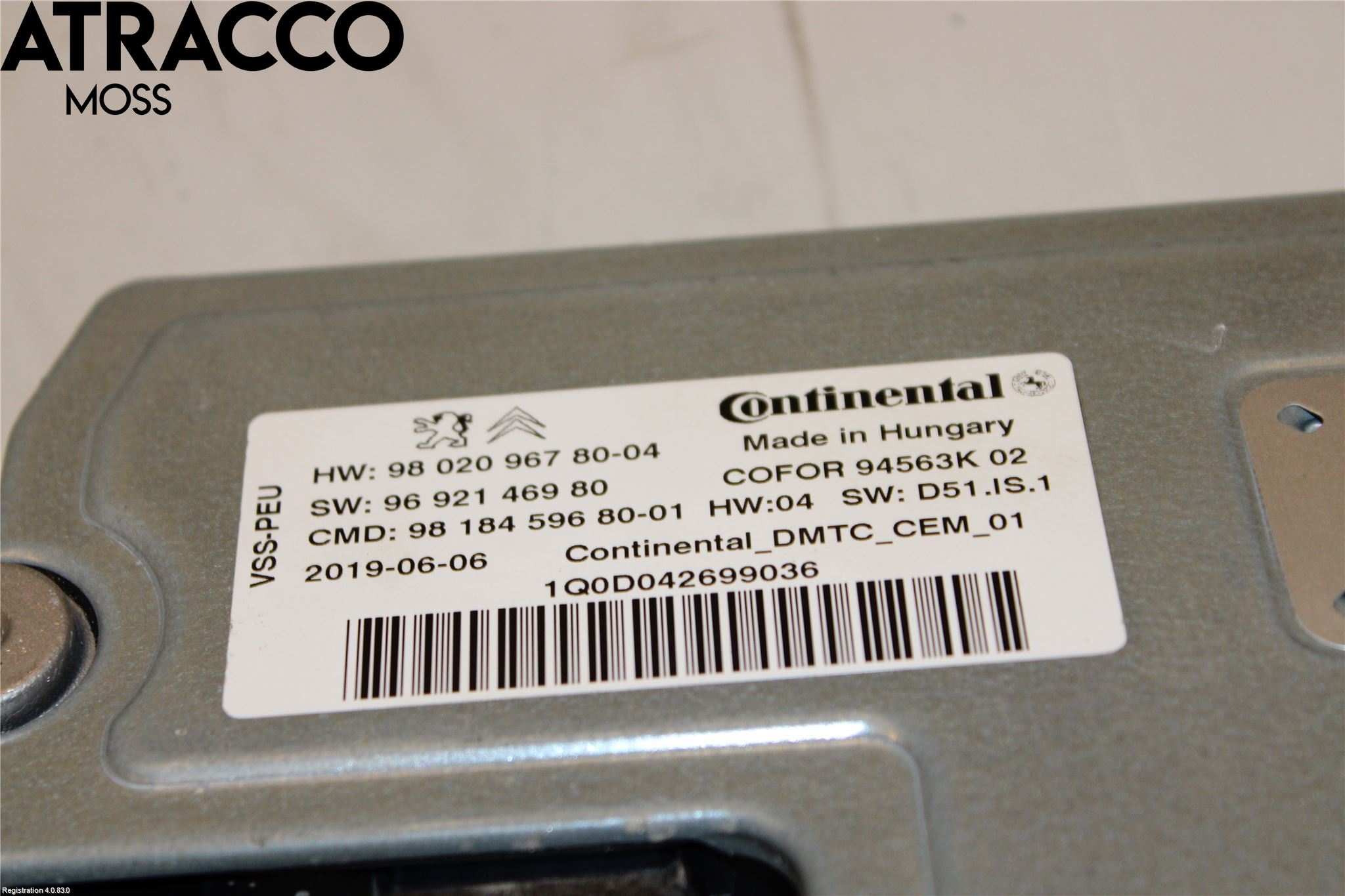 Toyota PROACE II 16- Styrenhet Start/Stopp