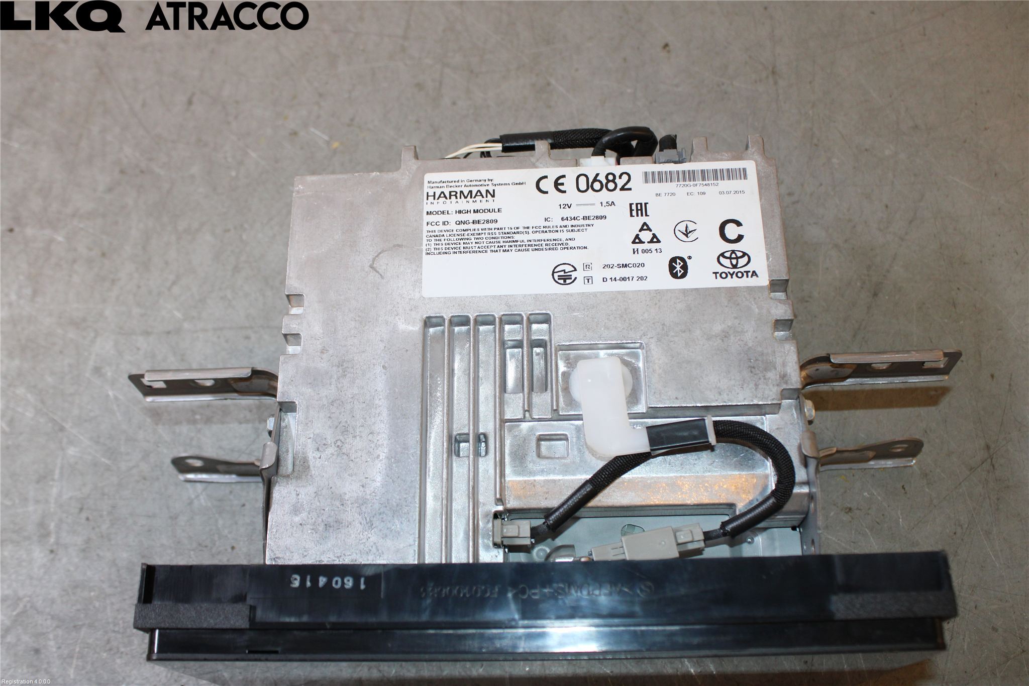 Toyota AURIS 13-19 Stereo Radio Med Cd