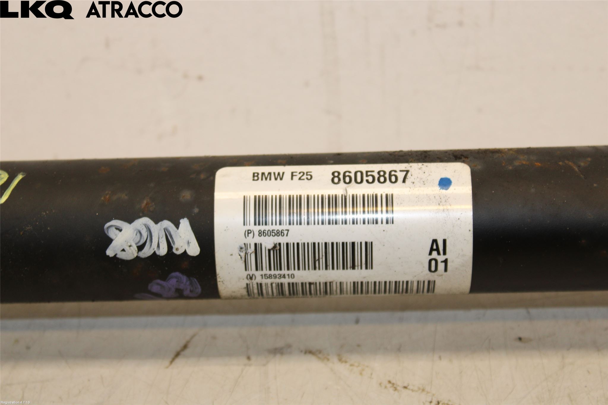 BMW X3 F25 10-17 Mellomaksel Fremre 4Wd