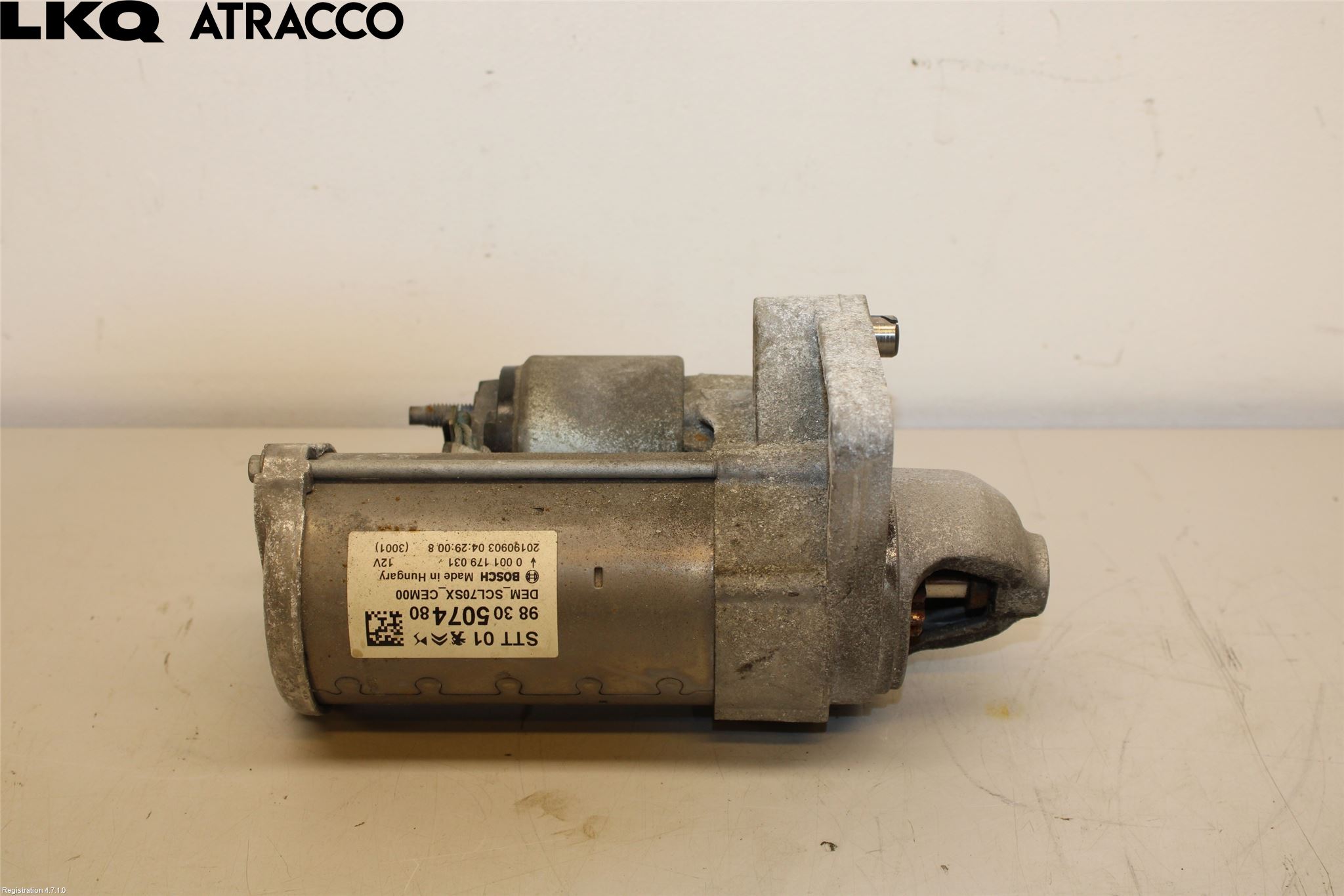 Citroen DS 3 CROSSBACK 20-23 Startmotor