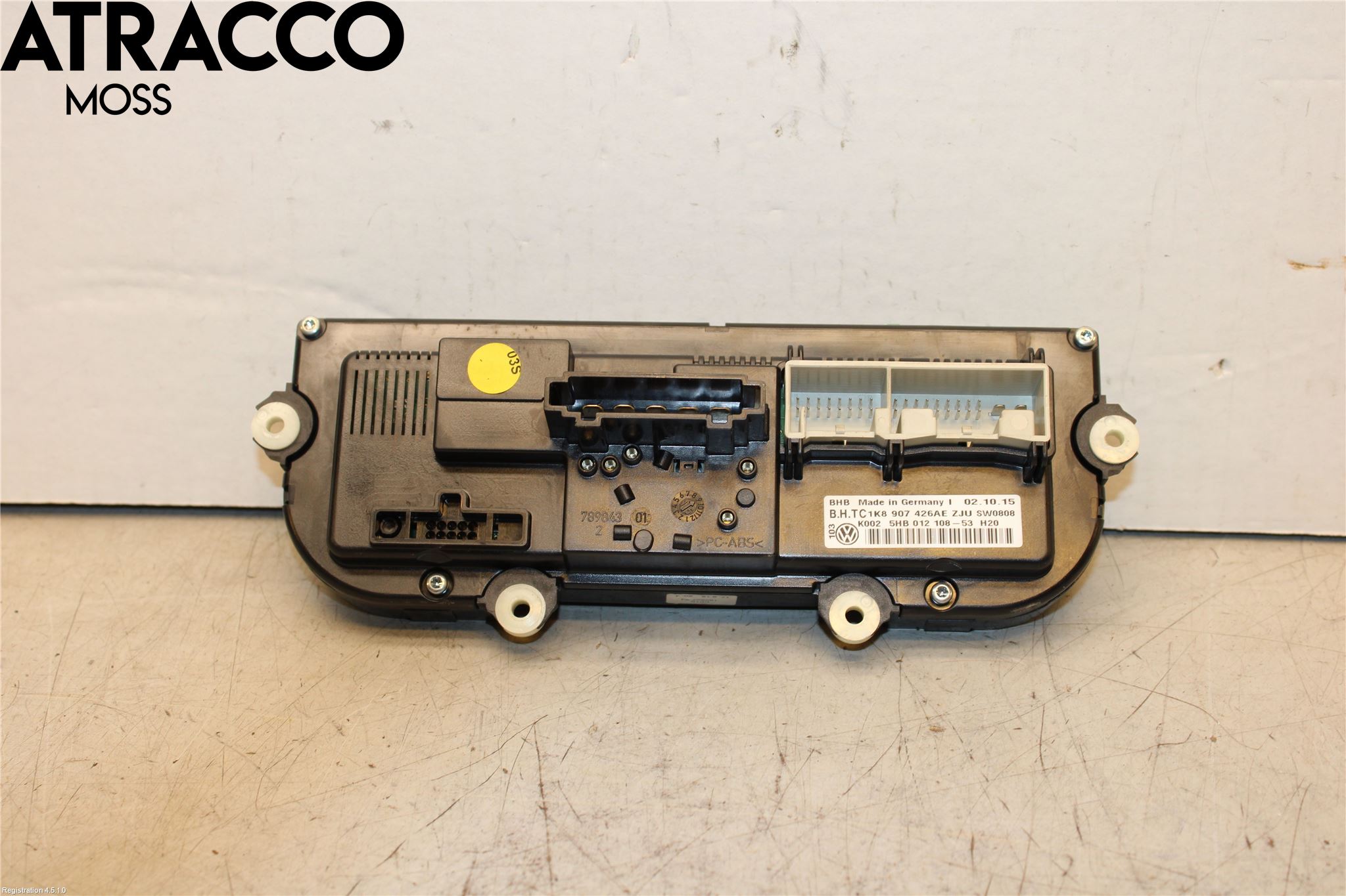 Volkswagen VW CADDY 16-20 Varme Ac Betjening-Display