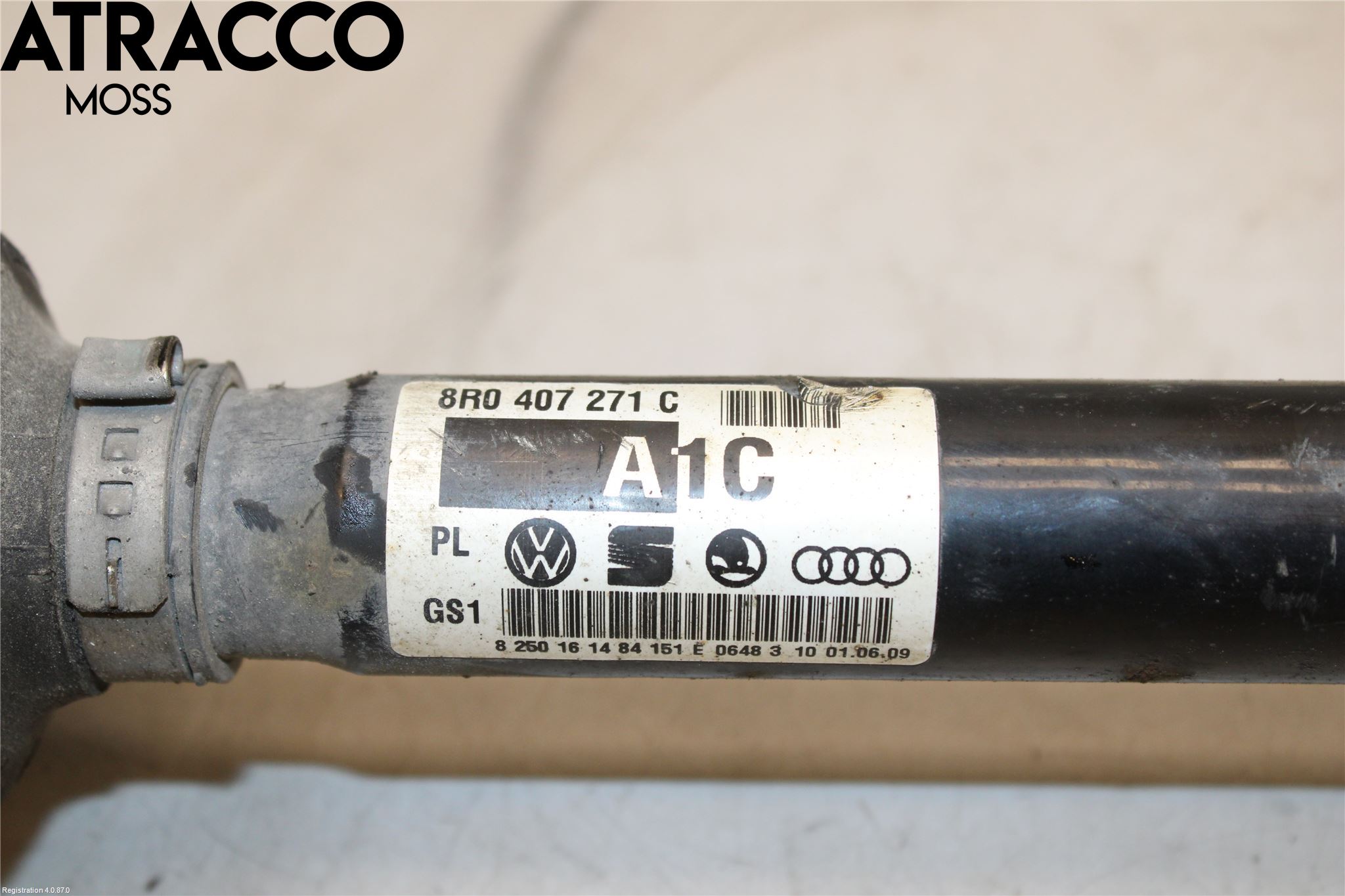 Audi Q5 09-16 Drivaksel Foran Kompl Venstre