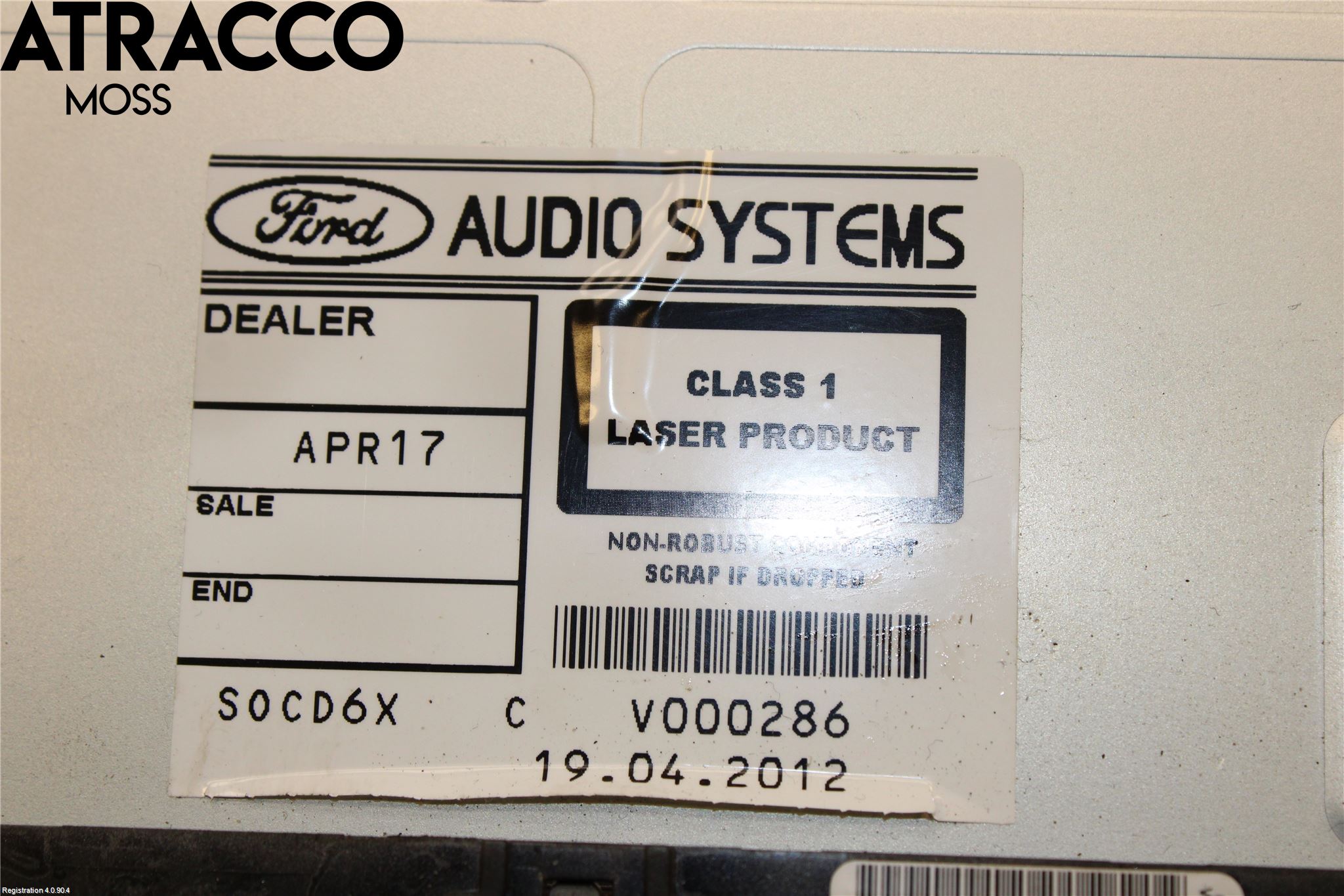 Ford MONDEO 07-15 Stereo Radio Med Cd