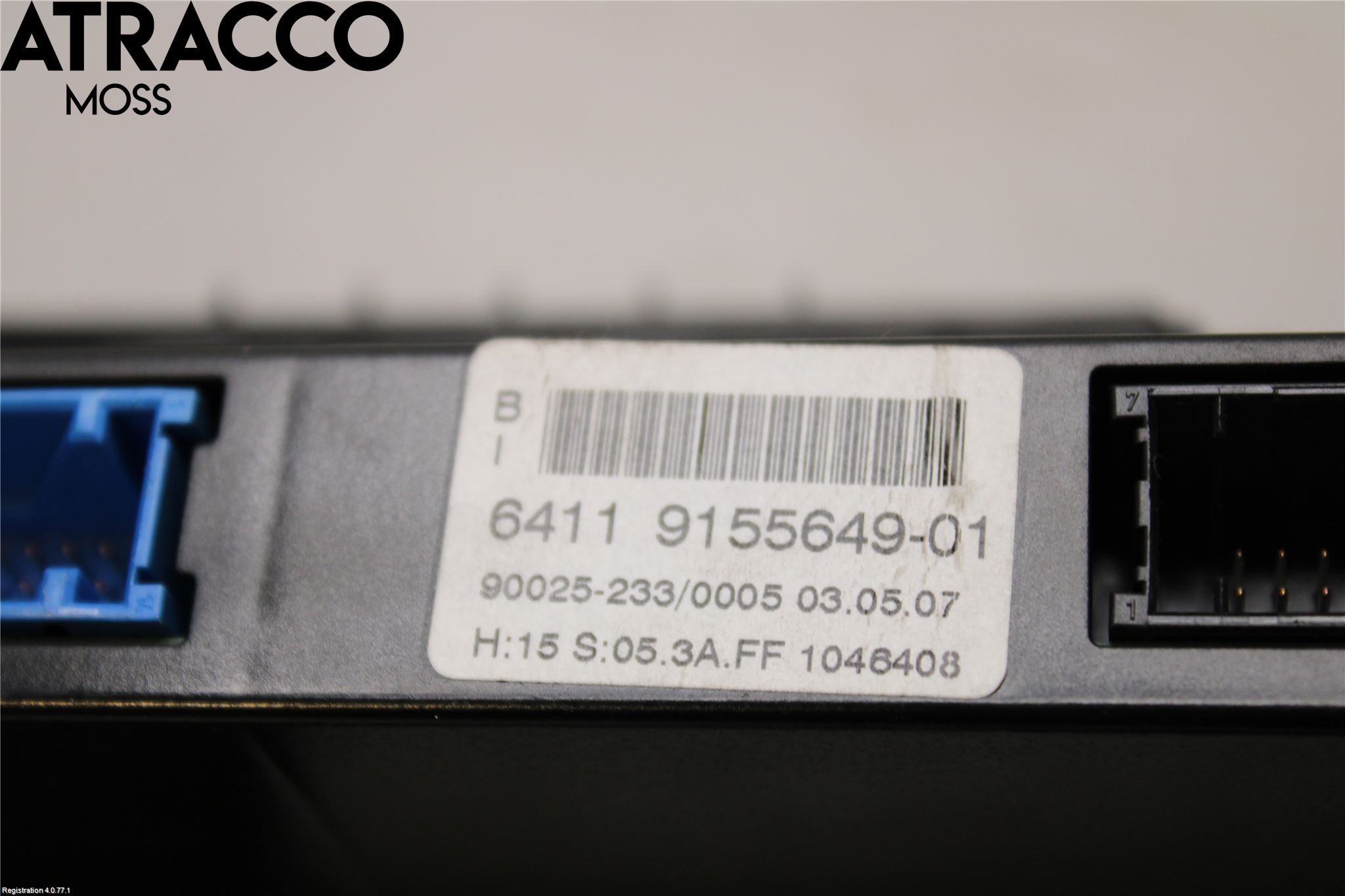 BMW 5 E60/61 Sed/Tou 02-10 Varme Ac Betjening-Display