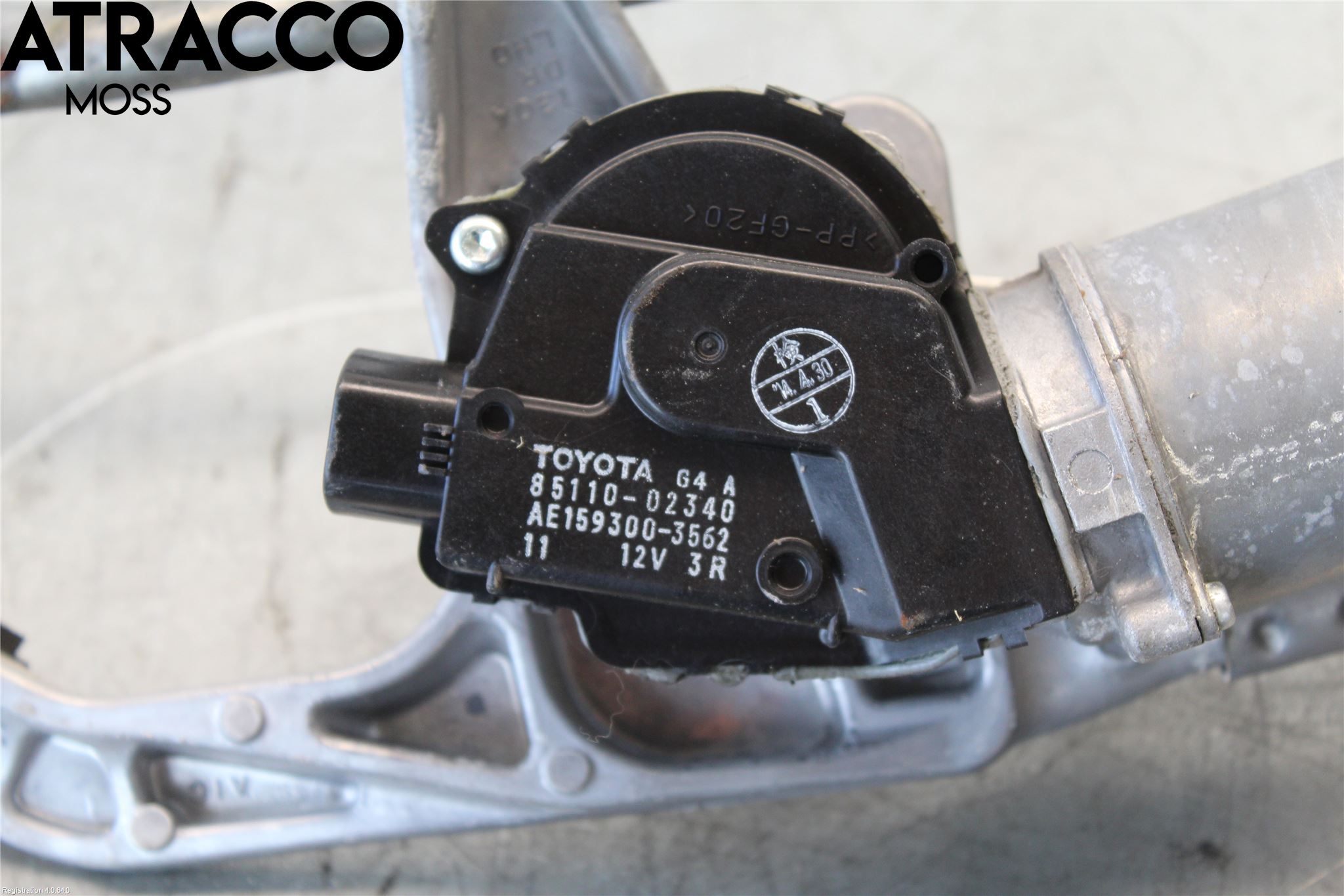 Toyota AURIS 13-19 Viskermotor Frontrute