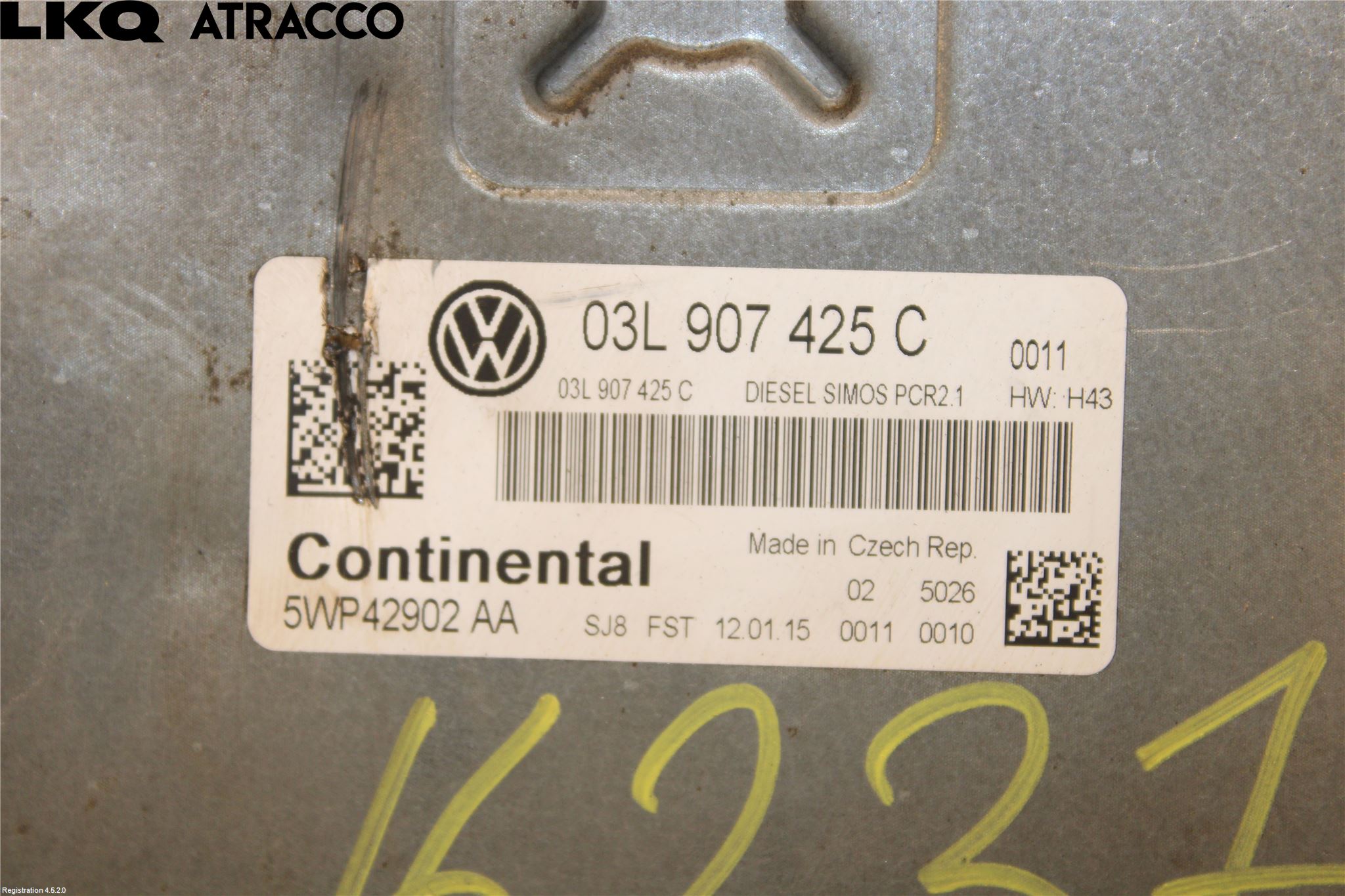 Volkswagen VW CADDY 11-15 Styreenhet Innsprøytning