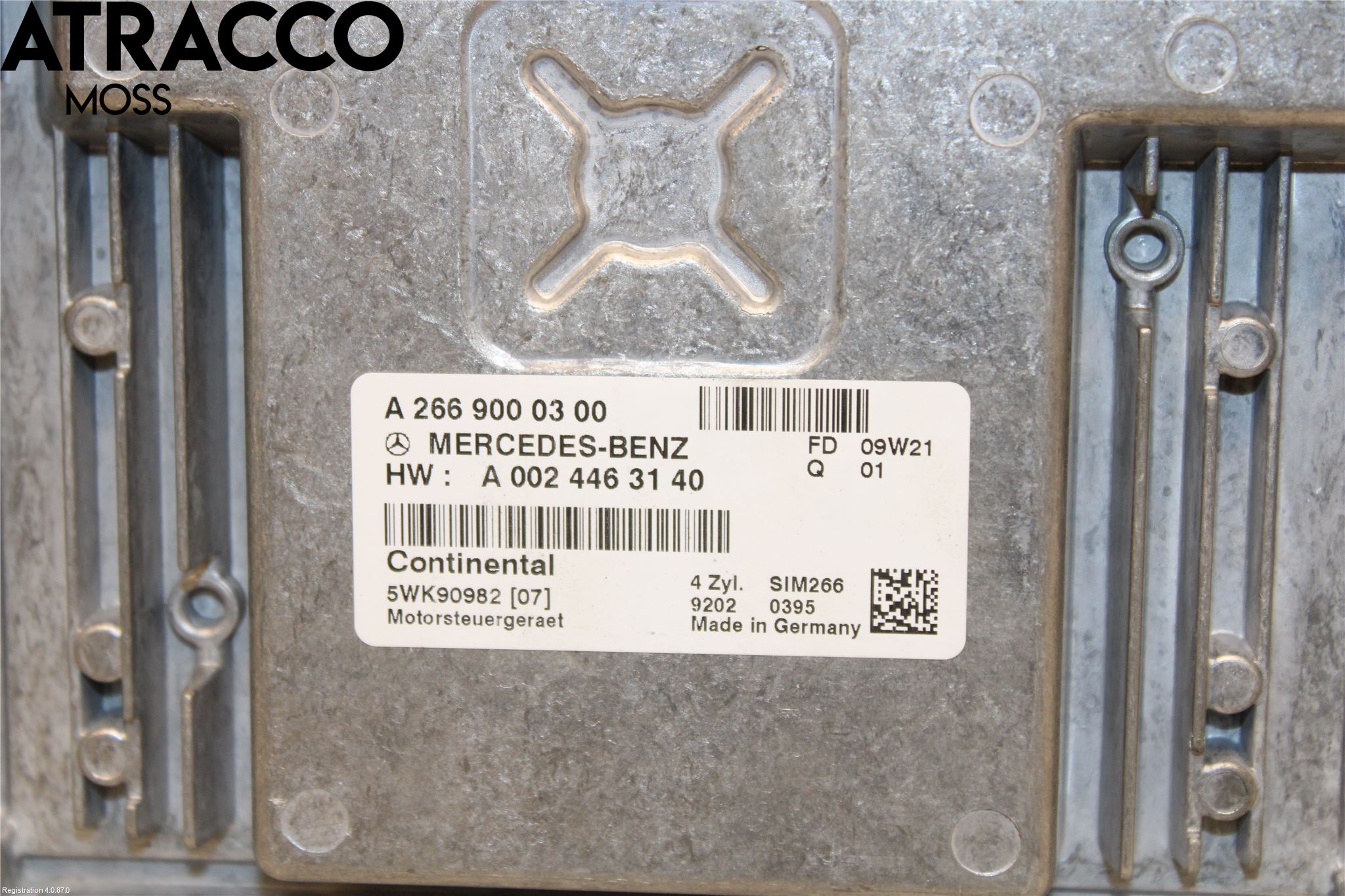 Mercedes-Benz MB B-KLASS (W245) 05-12 Styreenhet Innsprøytning