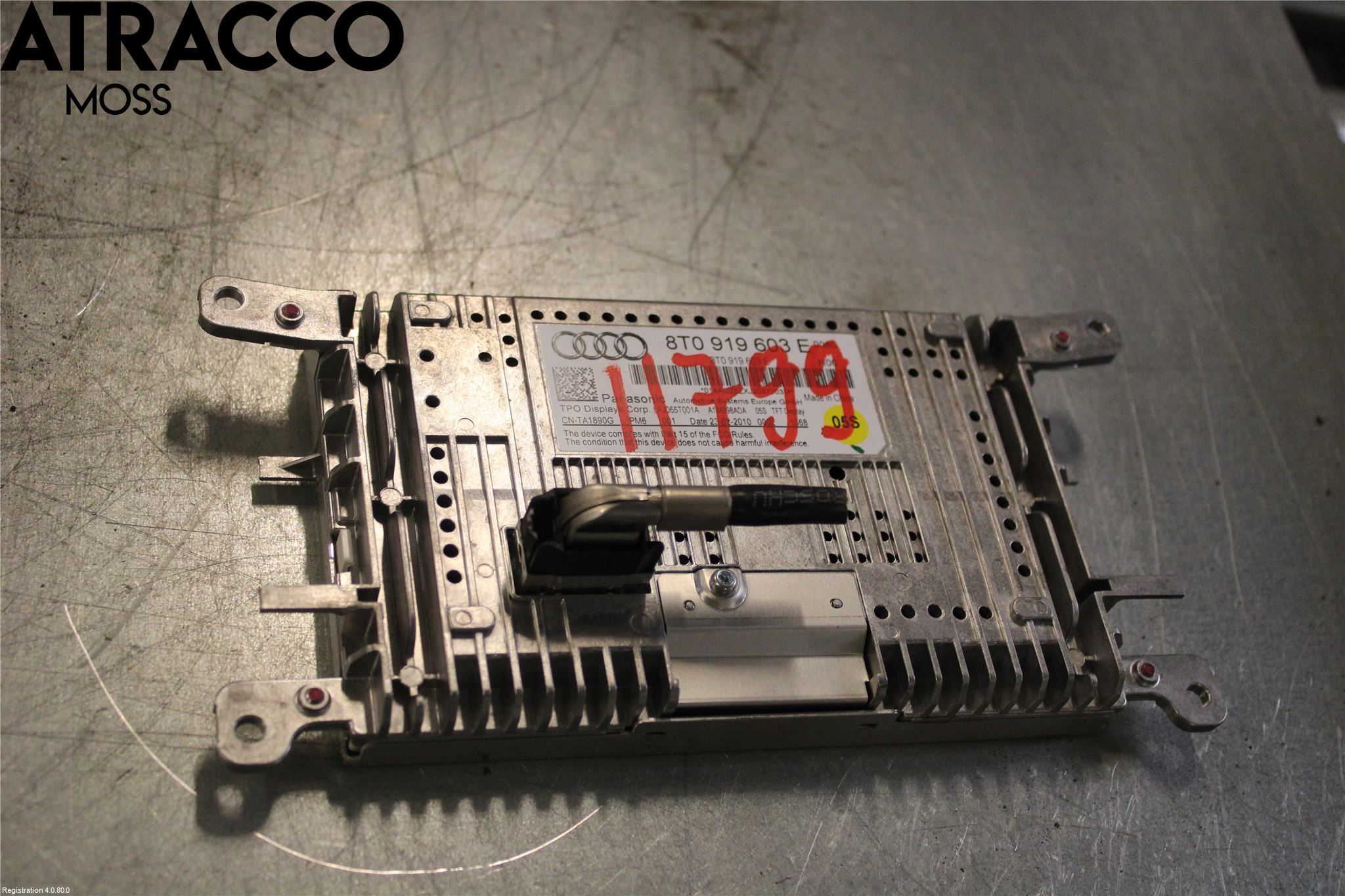 Audi A4/S4 08-11 Multifunktionsdisplay