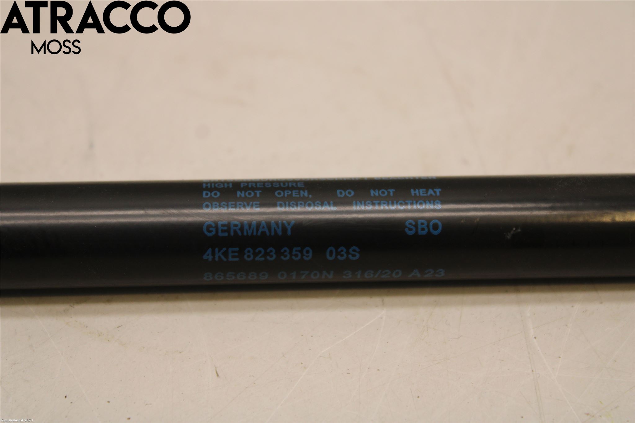 Audi E-TRON, S GE 19- Panser Demper-Gassfjær