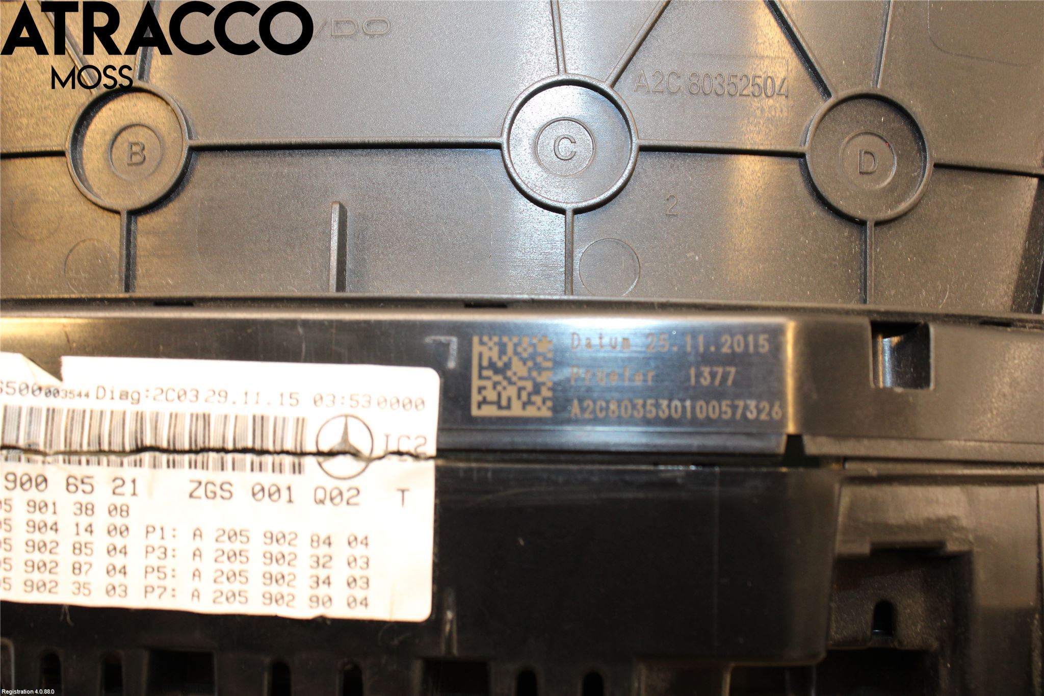 Mercedes-Benz MB C-KLASS (W205) 14-21 Instr Kombinert