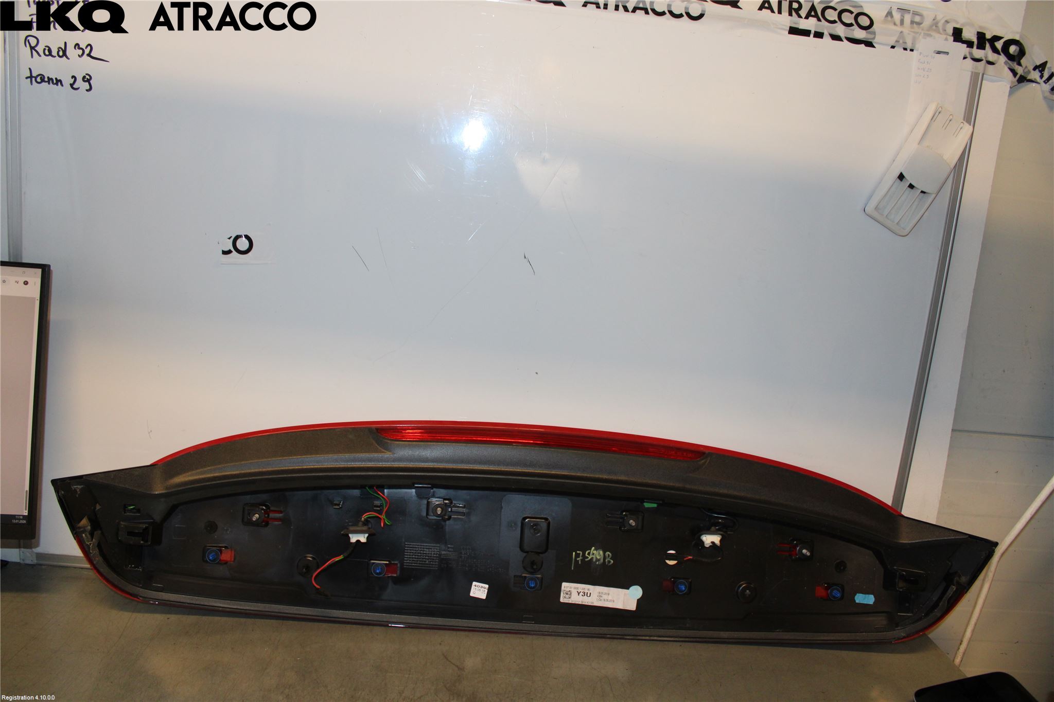 Audi A3/S3 8V 13-20 Spoiler Bakluke