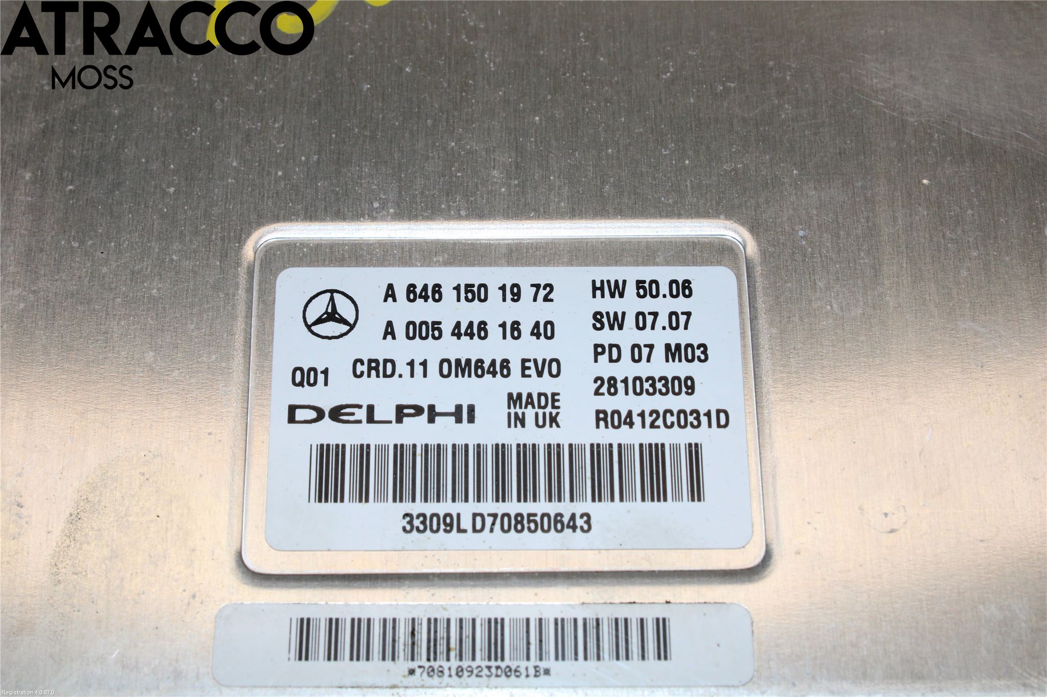 Mercedes-Benz MB C-KLASS (W204) 07-15 Styreenhet Innsprøytning