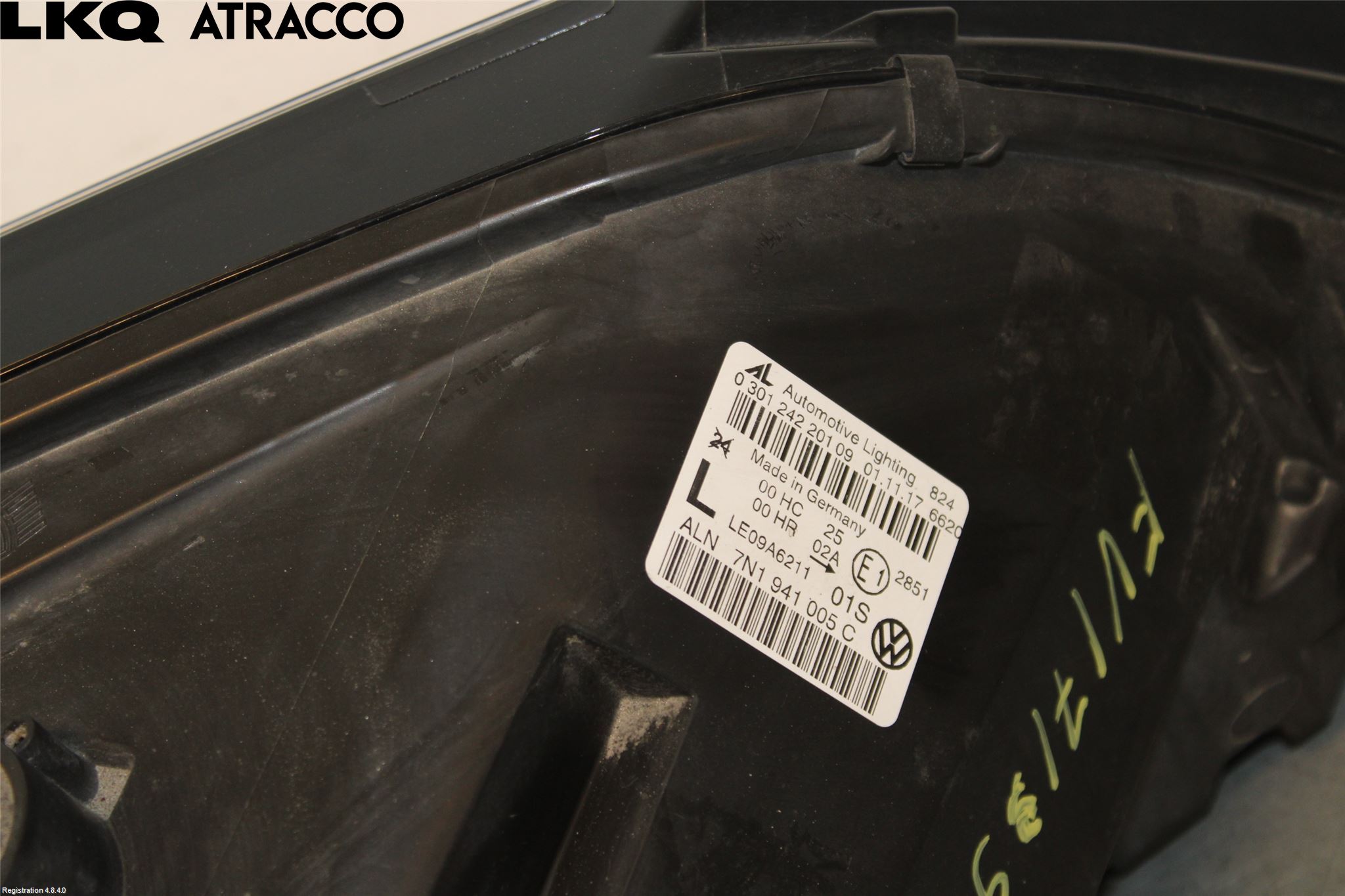 Volkswagen VW SHARAN 11- Frontlykt Venstre