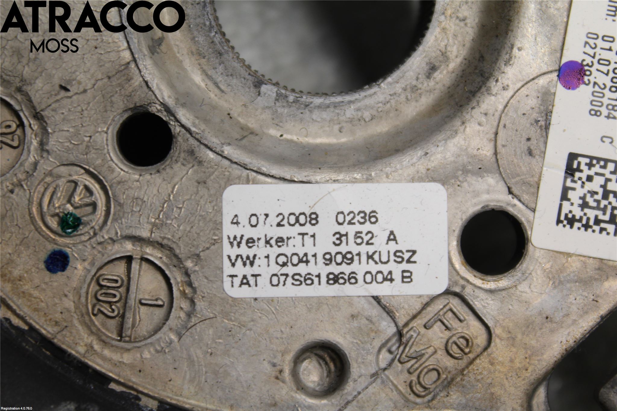 Volkswagen VW TIGUAN 07-16 Ratt