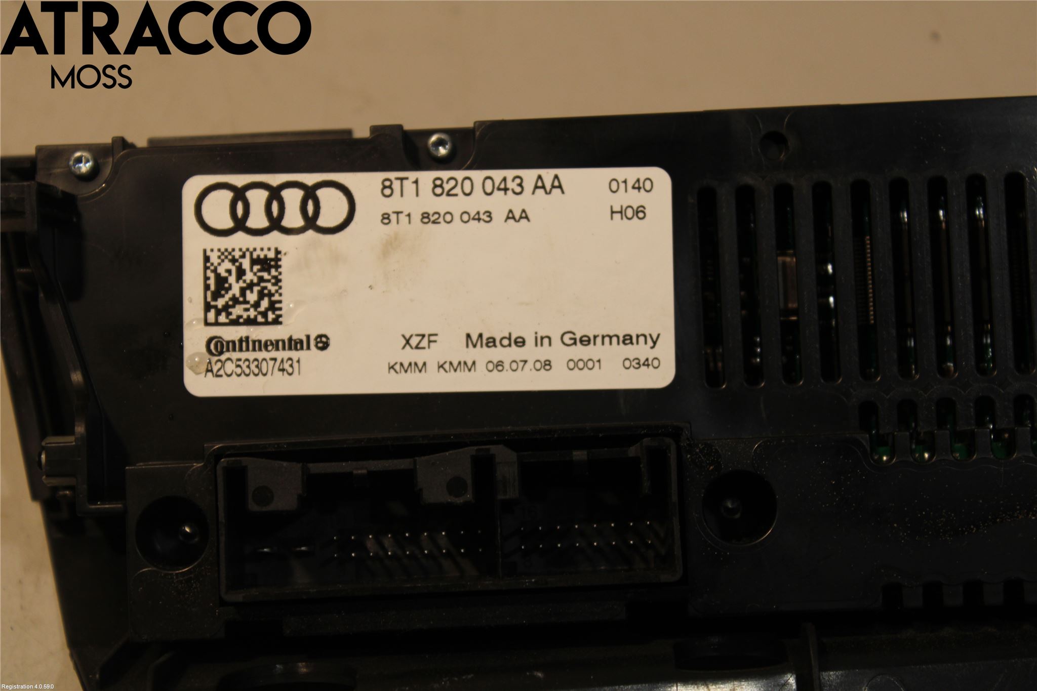 Audi A4/S4 08-11 Varme Ac Betjening-Display