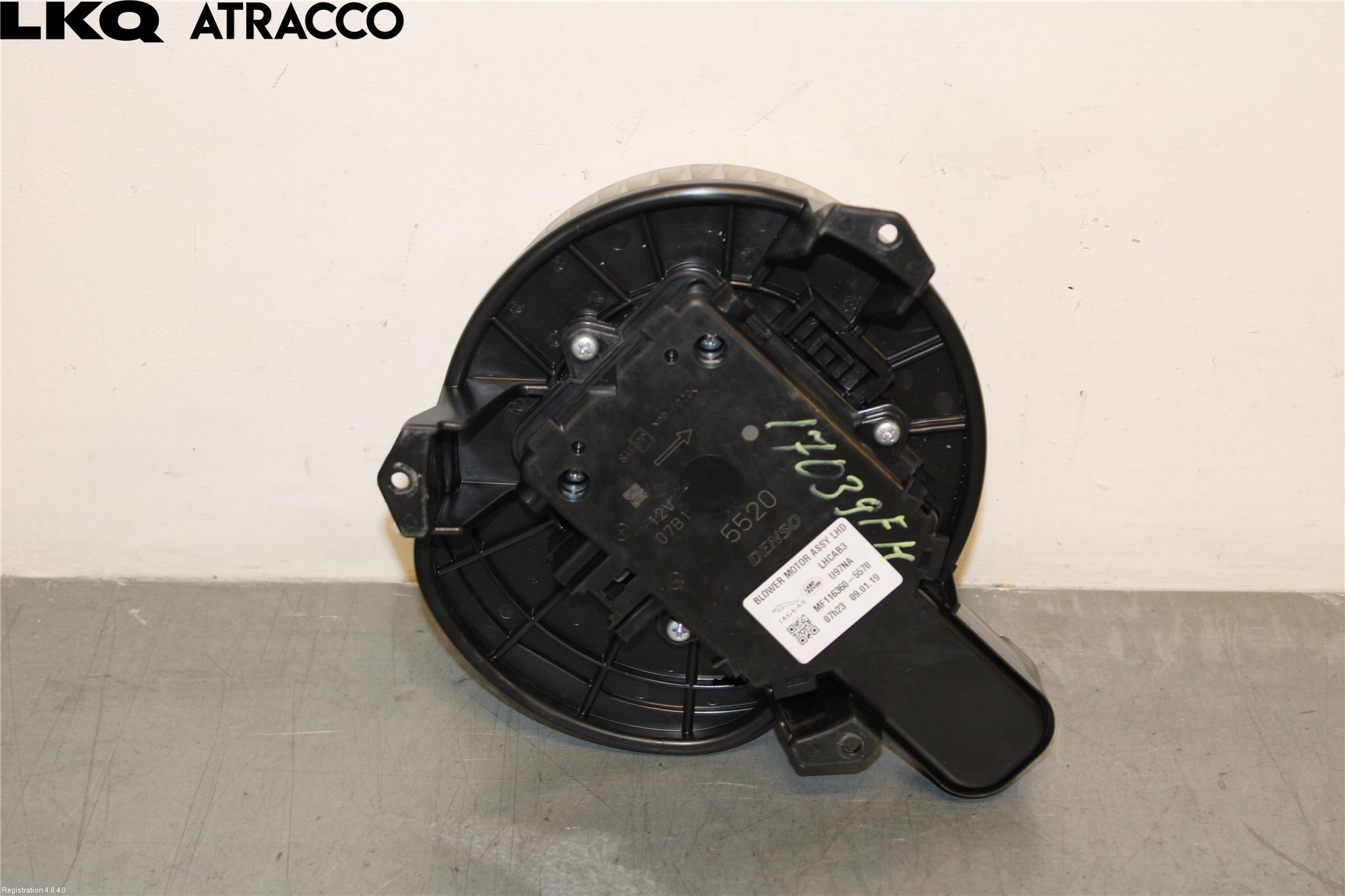 Jaguar I-PACE 18- Varmeapparat Viftemotor