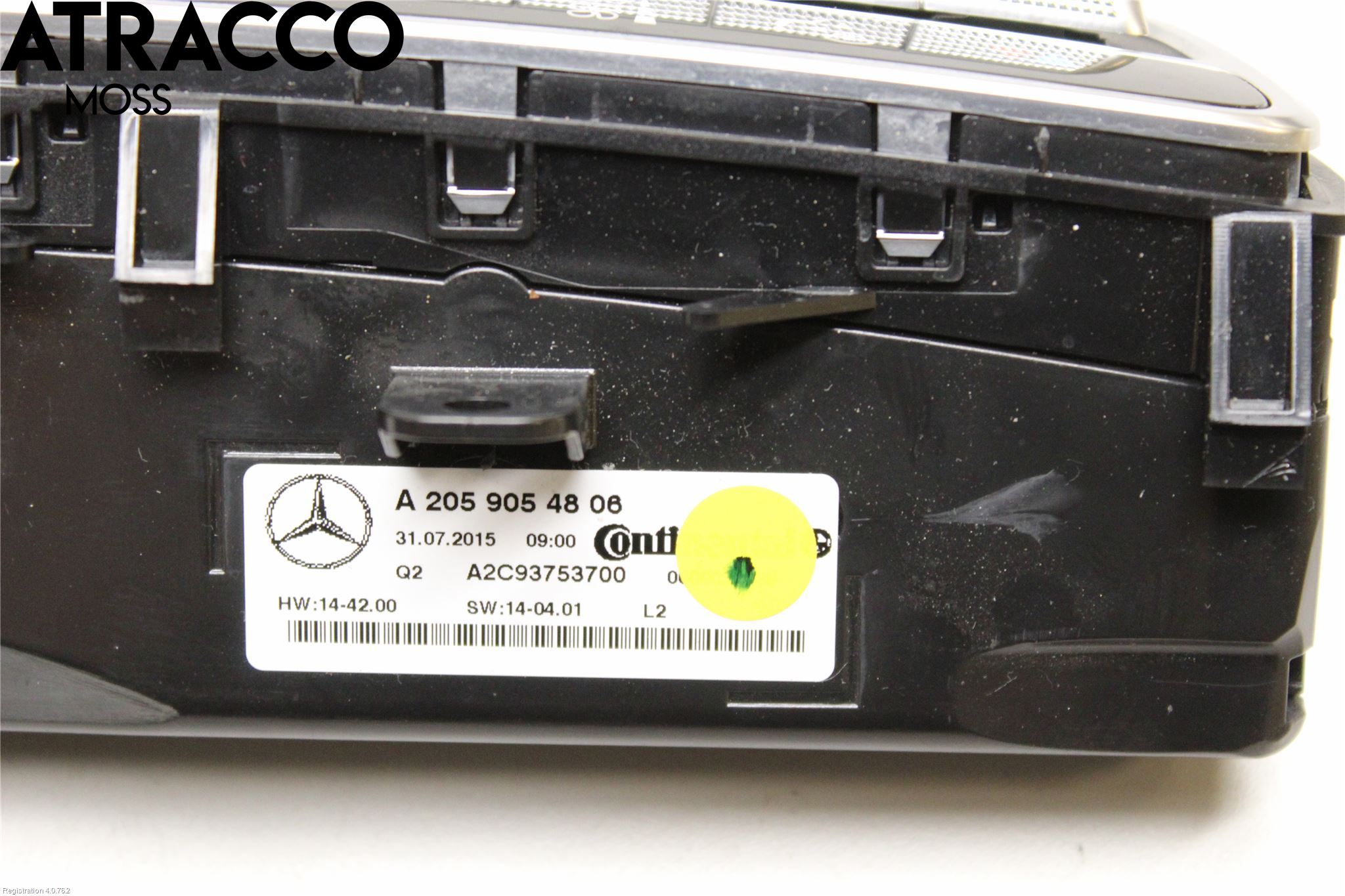Mercedes-Benz MB C-KLASS (W205) 14-21 Varme Ac Betjening-Display