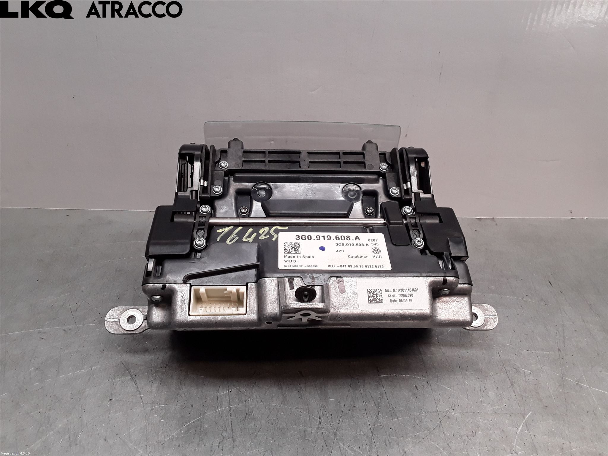 Volkswagen VW PASSAT 15-19 Multifunktionsdisplay