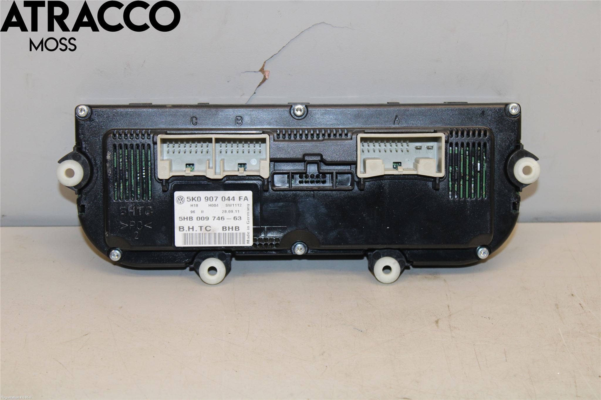 Volkswagen VW GOLF VI 09-13 Varme Ac Betjening-Display