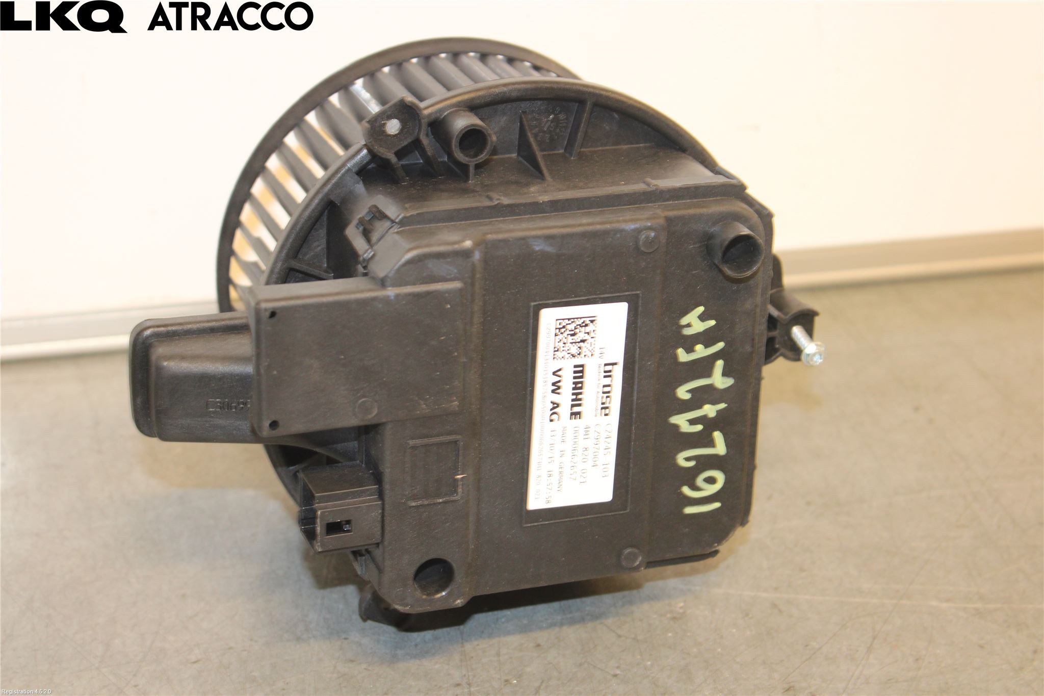 Audi A4/S4 B9 16-19 Varmeapparat Viftemotor