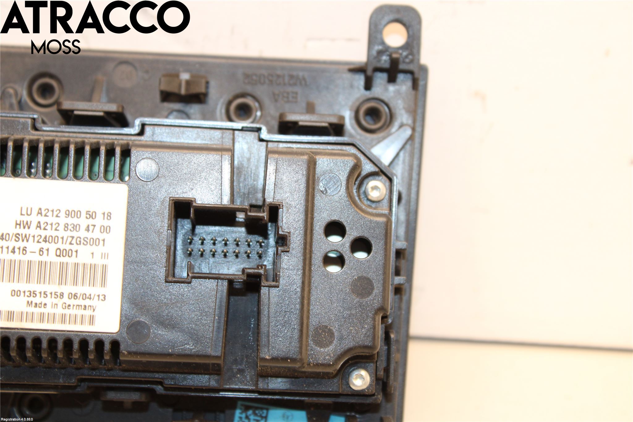 Mercedes-Benz MB E-KLASS (W212) 09-16 Varme Ac Betjening-Display