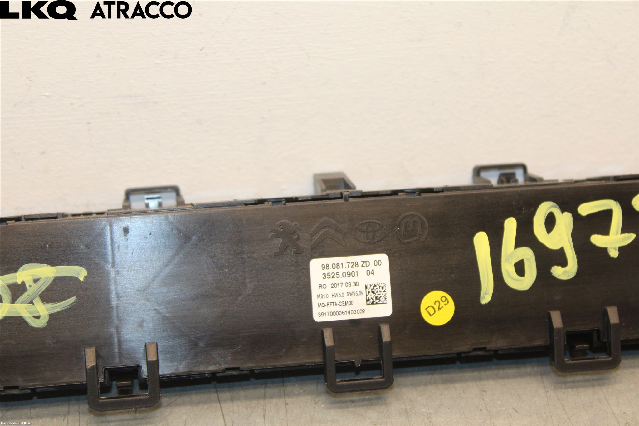 Toyota PROACE II 16- Varme Ac Betjening-Display