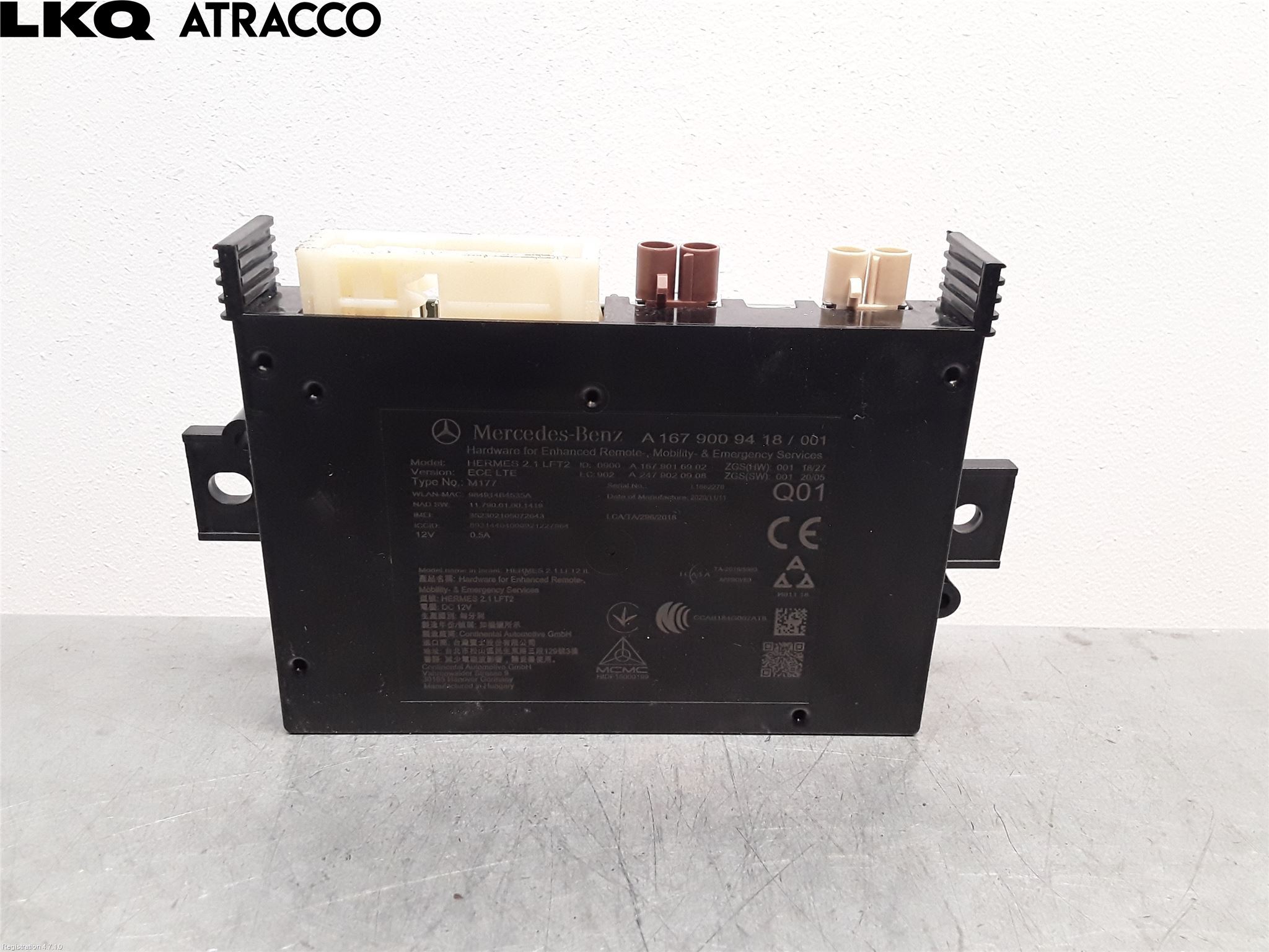 Mercedes-Benz MB EQC (N293) 20- Styreenhet Øvrig