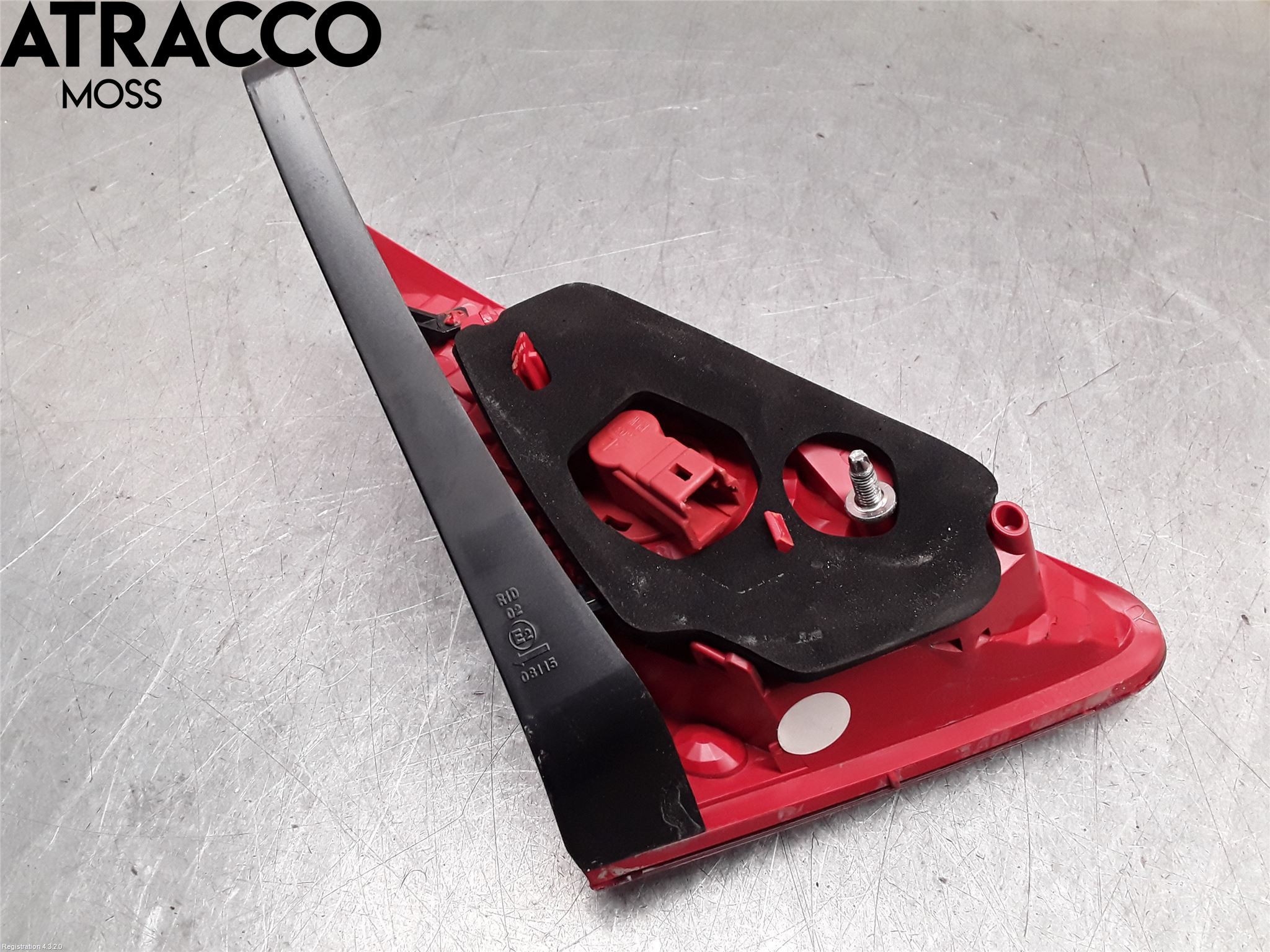 Peugeot 3008 09-16 Baklykt Høyre  På Luke(Indre)