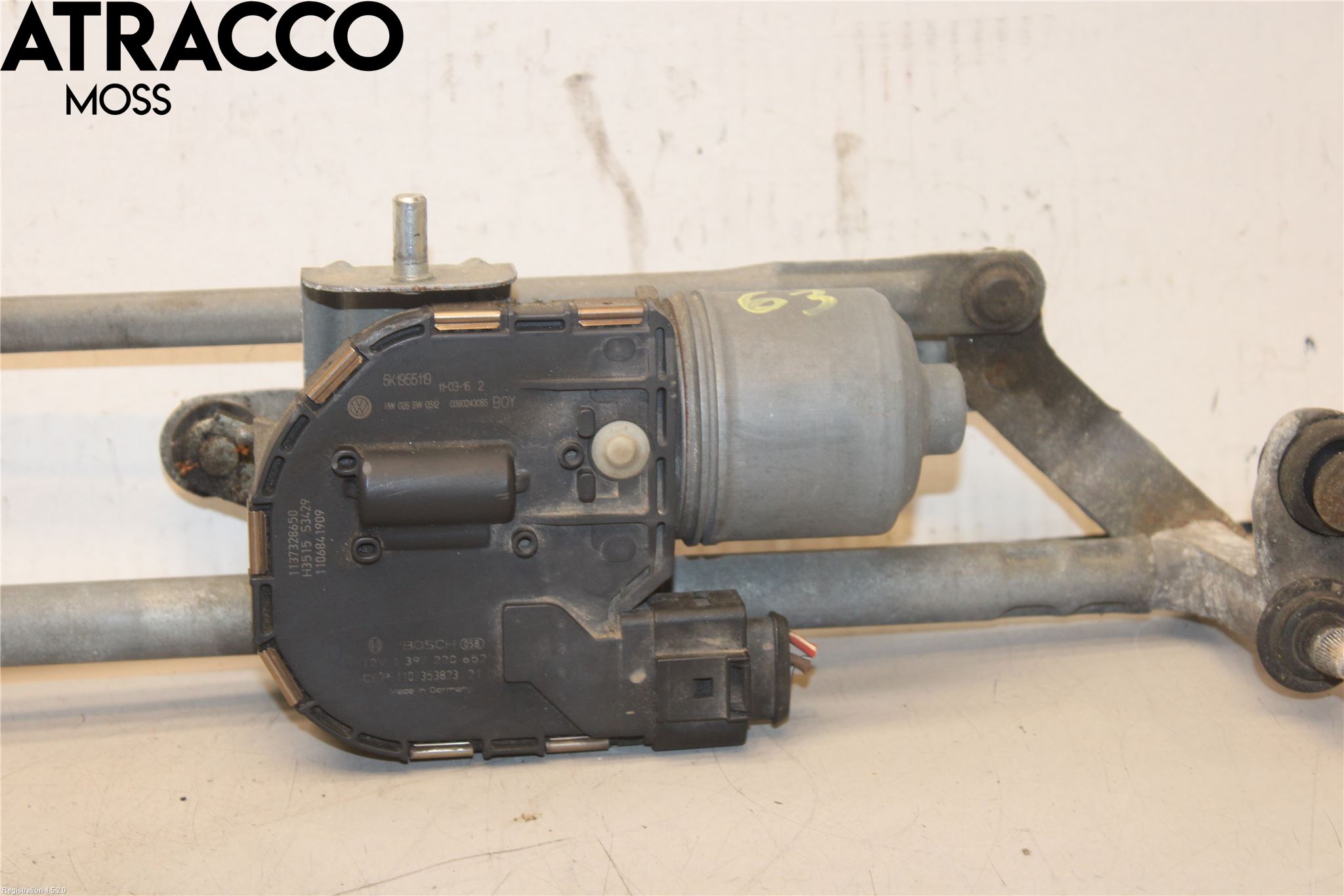 Volkswagen VW GOLF VI 09-13 Viskermotor Frontrute